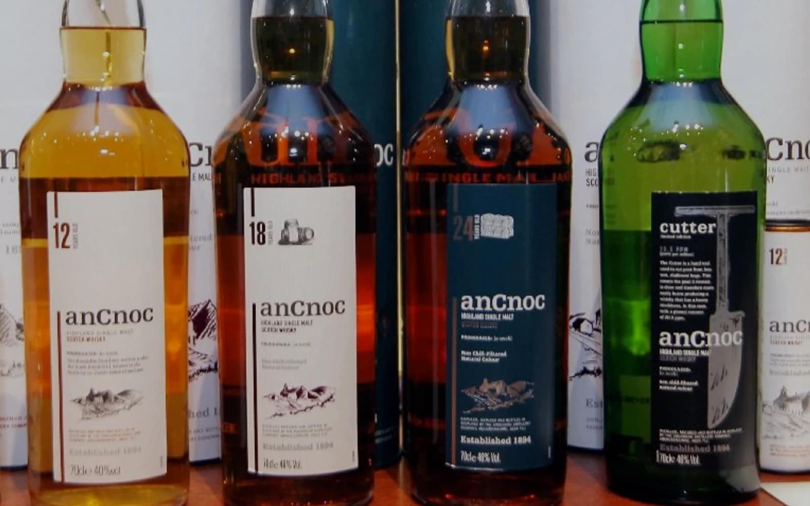 Knockdhu production and whisky-making detail.