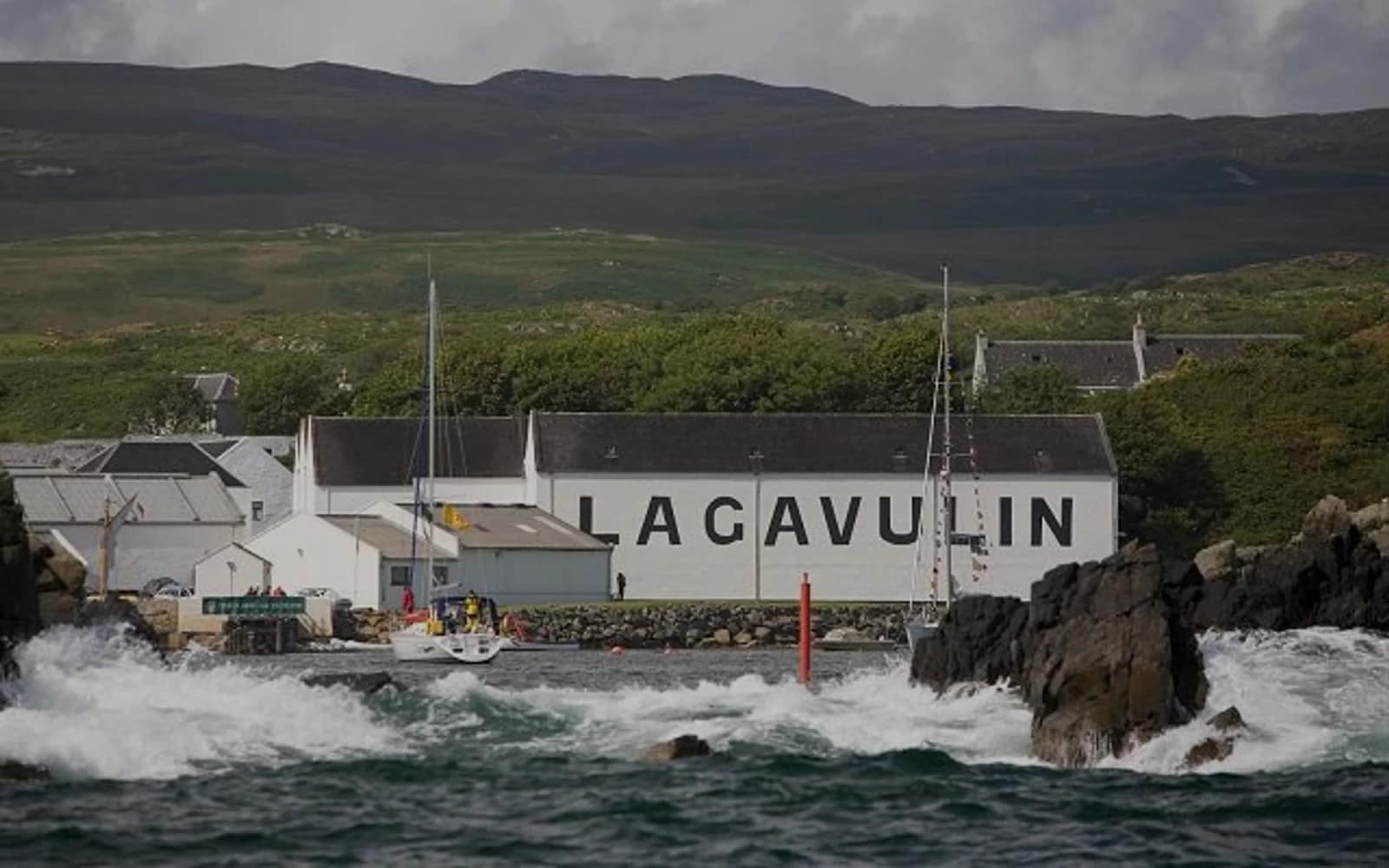 Lagavulin production and whisky-making detail.