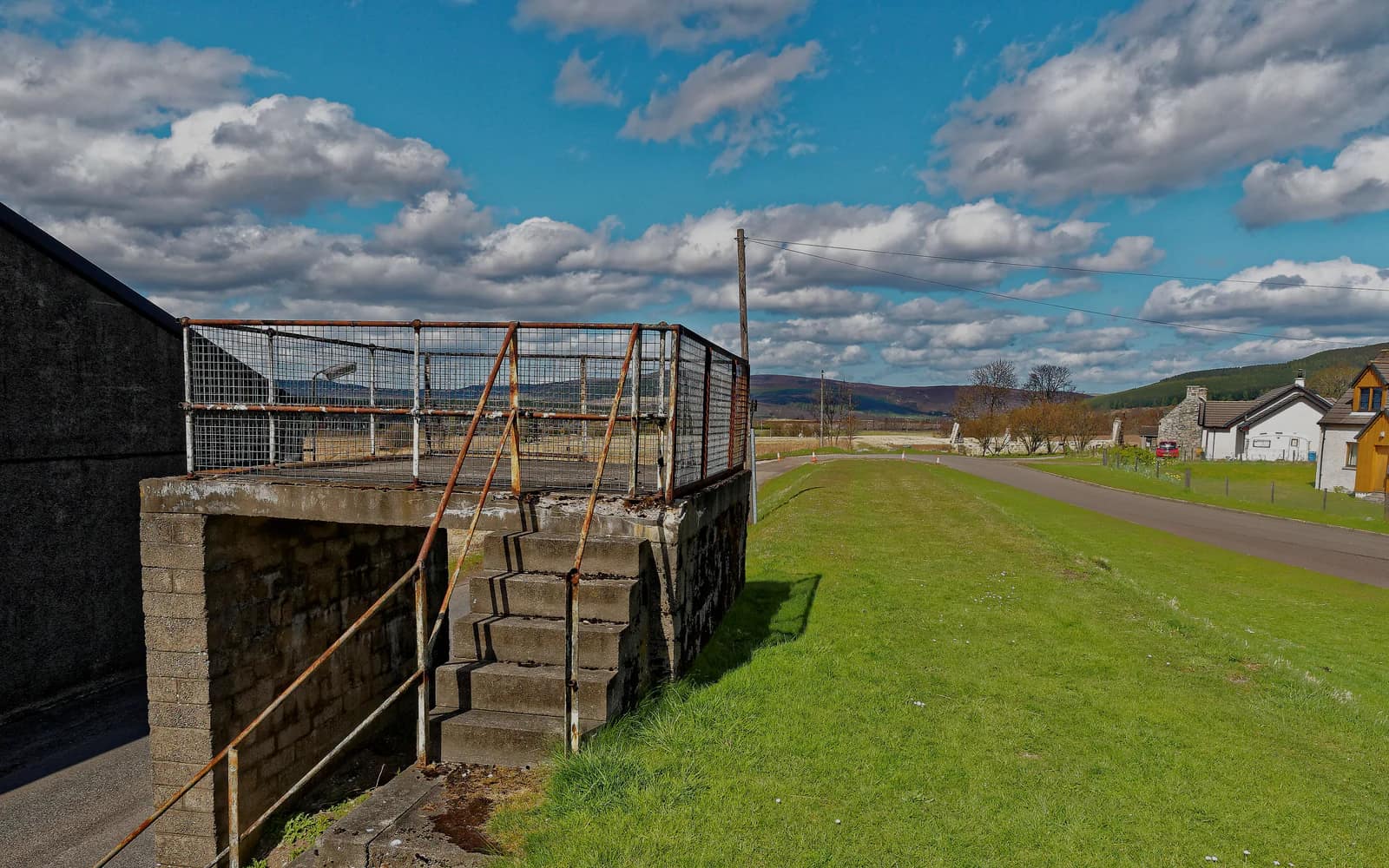 Landscape photograph of Balmenach distillery.