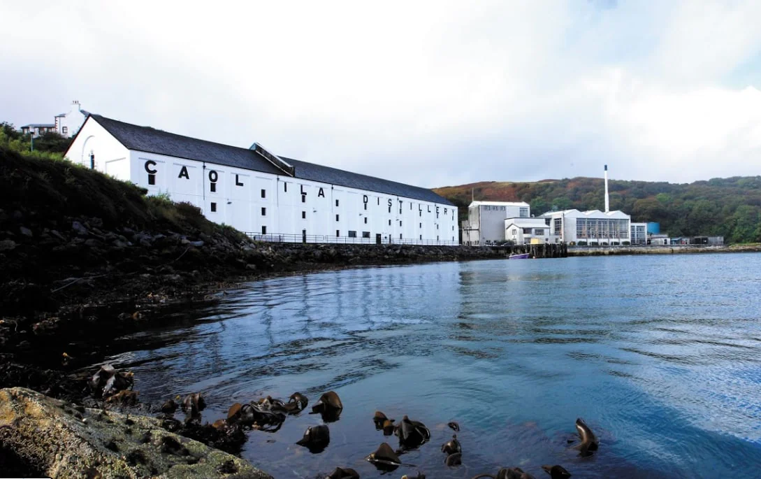 Landscape photograph of Caol Ila distillery.