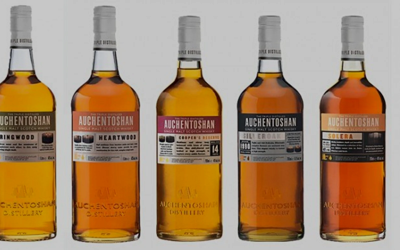 Auchentoshan production and whisky-making detail.