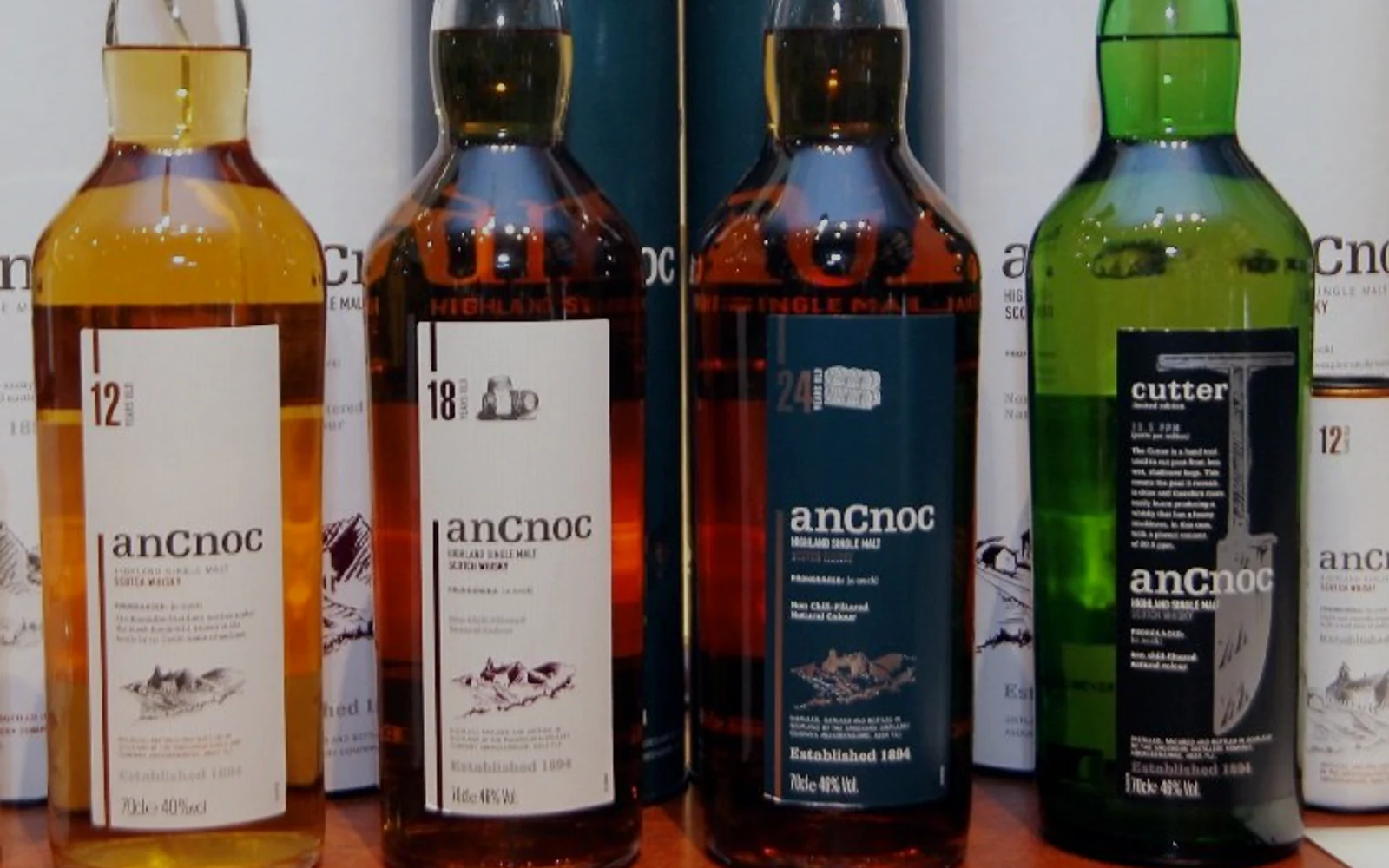Knockdhu production and whisky-making detail.