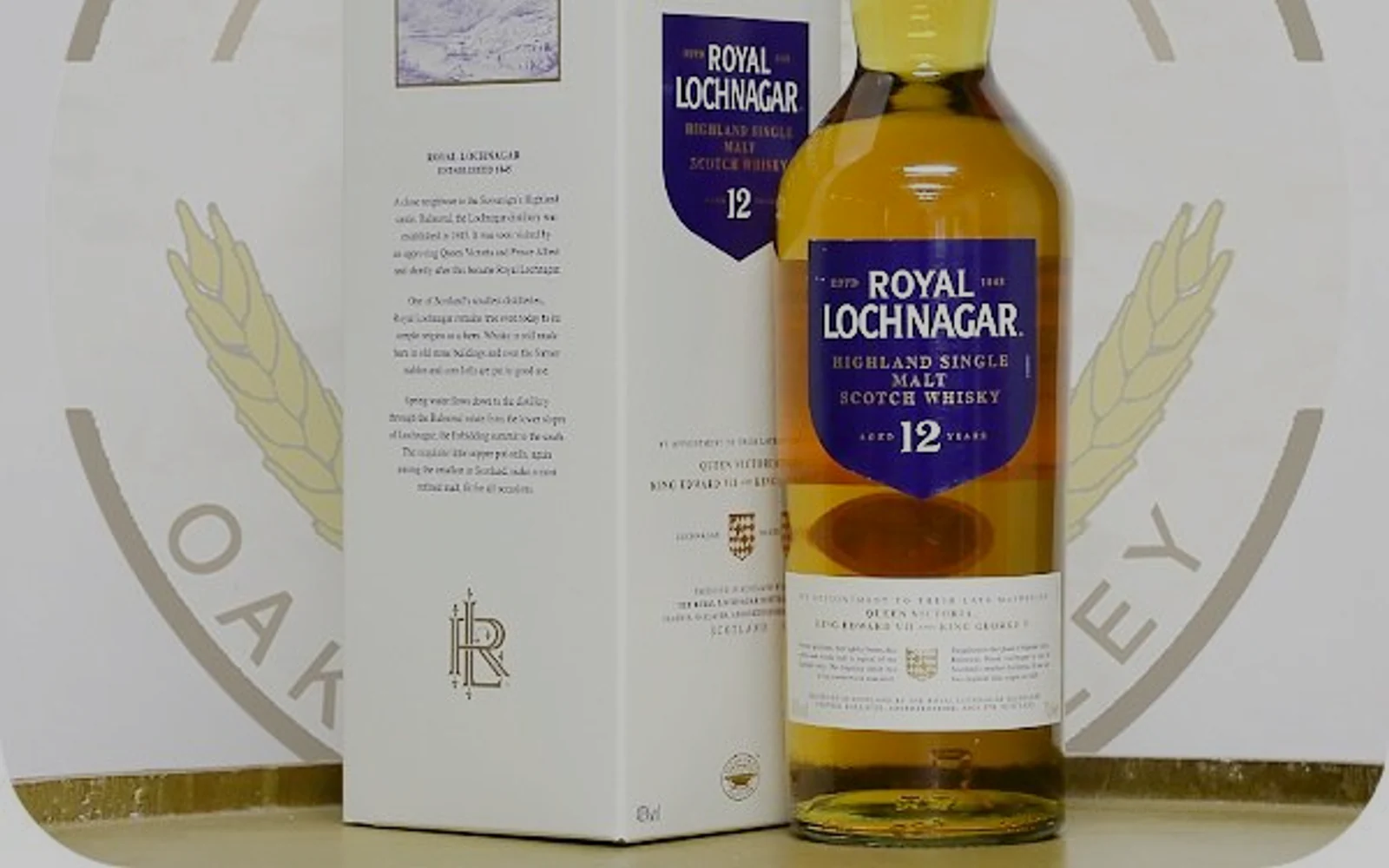 Royal Lochnagar production and whisky-making detail.