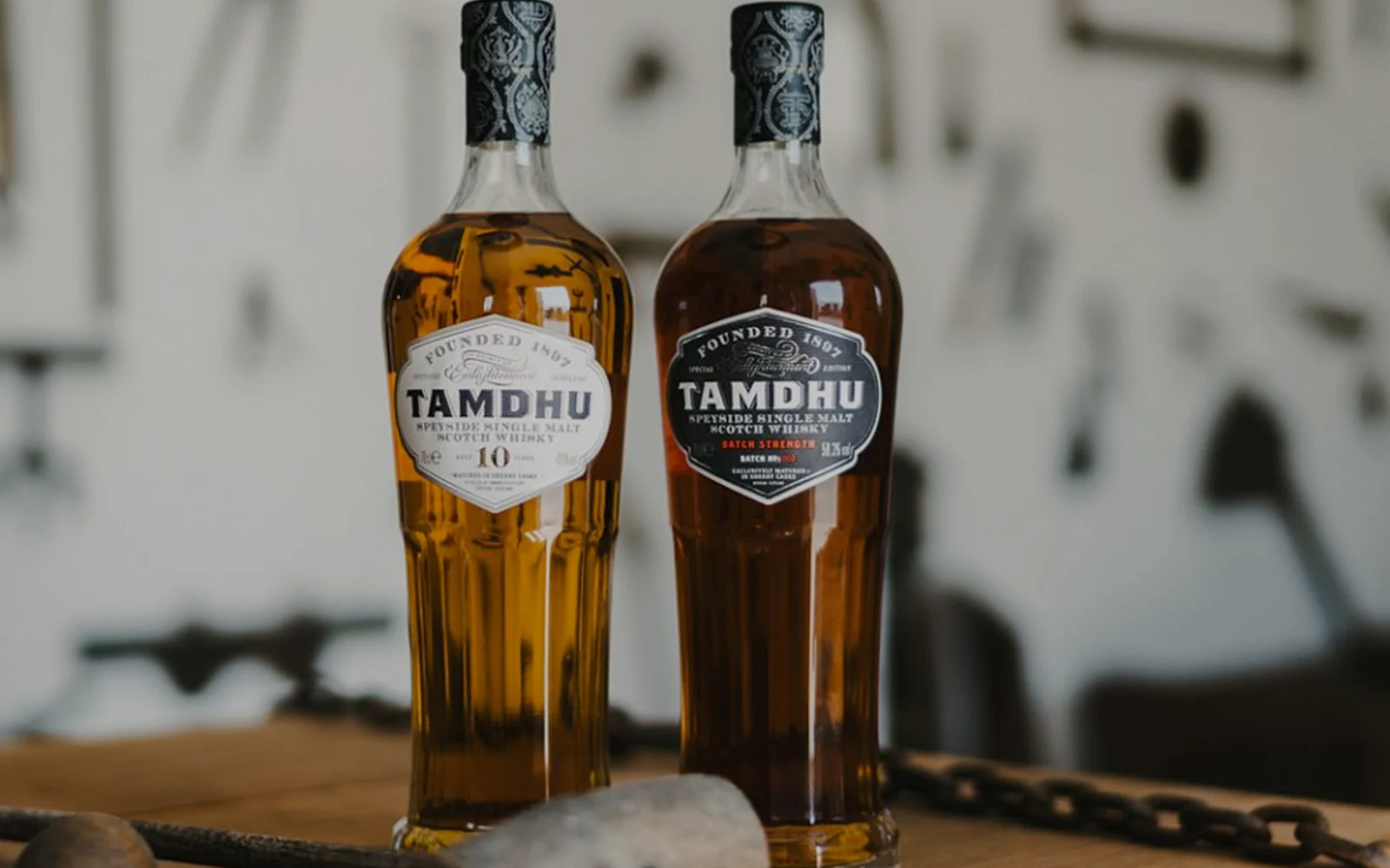 Tamdhu production and whisky-making detail.