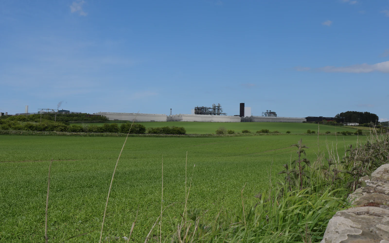 Landscape photograph of Ailsa Bay distillery.