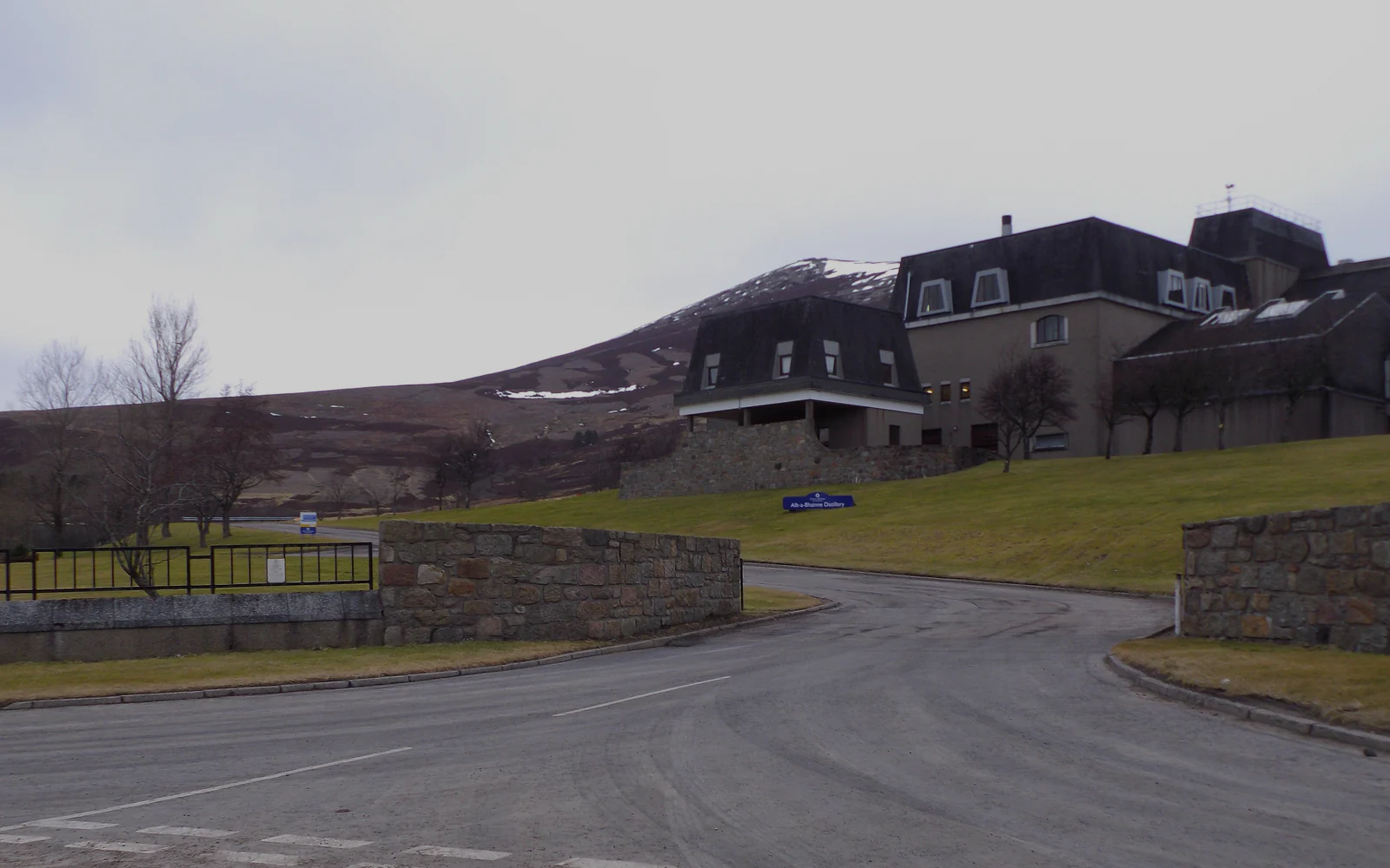 Landscape photograph of Allt A’Bhainne distillery.