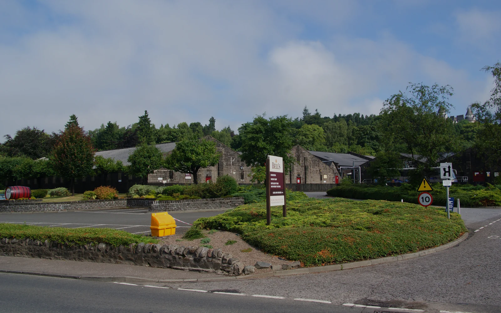 Landscape photograph of Blair Athol distillery.