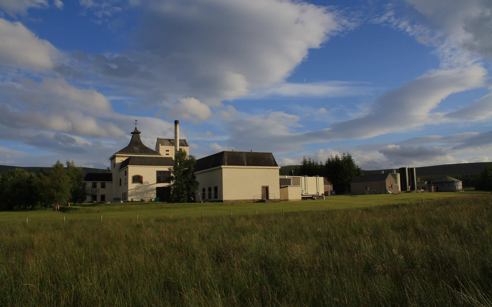 Landscape photograph of Braeval distillery.