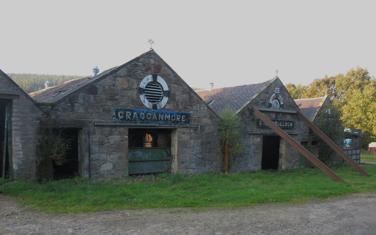 Landscape photograph of Cragganmore distillery.