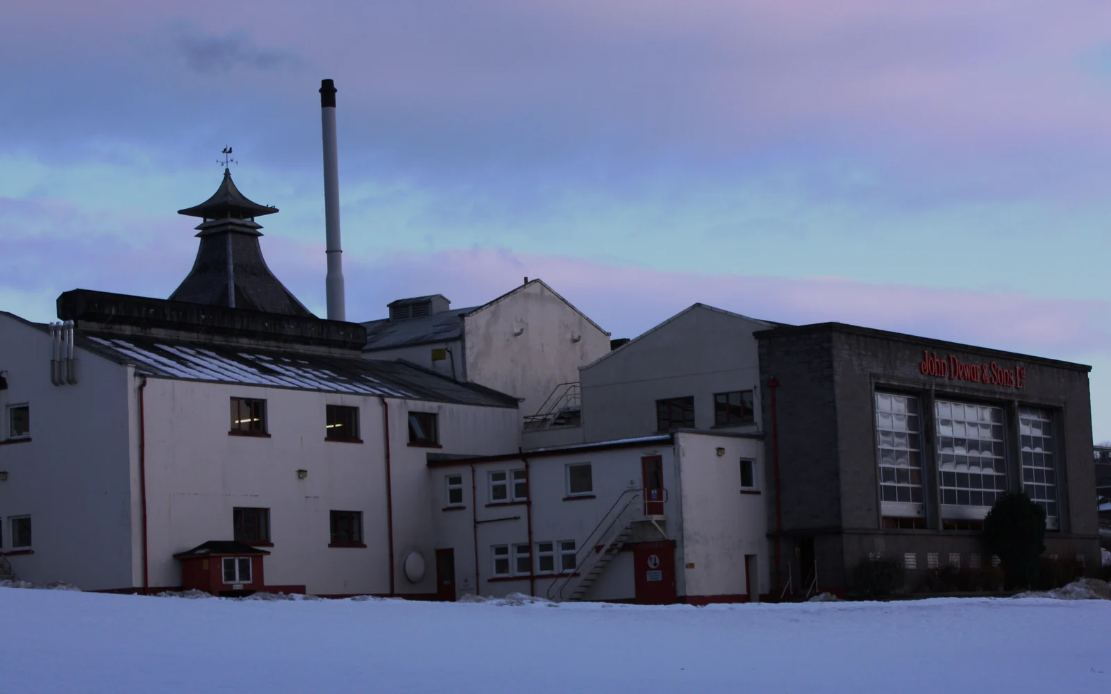 Landscape photograph of Craigellachie distillery.