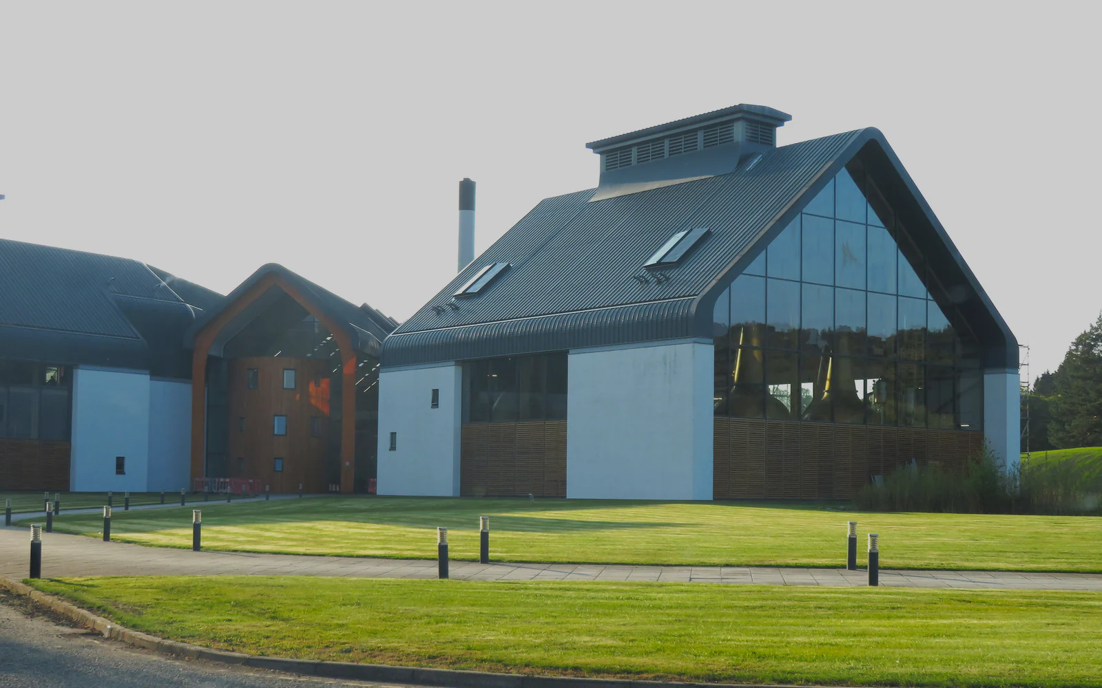 Landscape photograph of Dalmunach distillery.