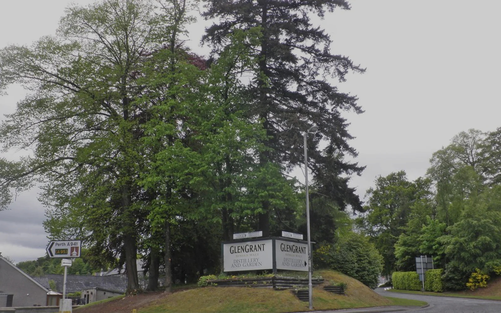 Landscape photograph of Glen Grant distillery.