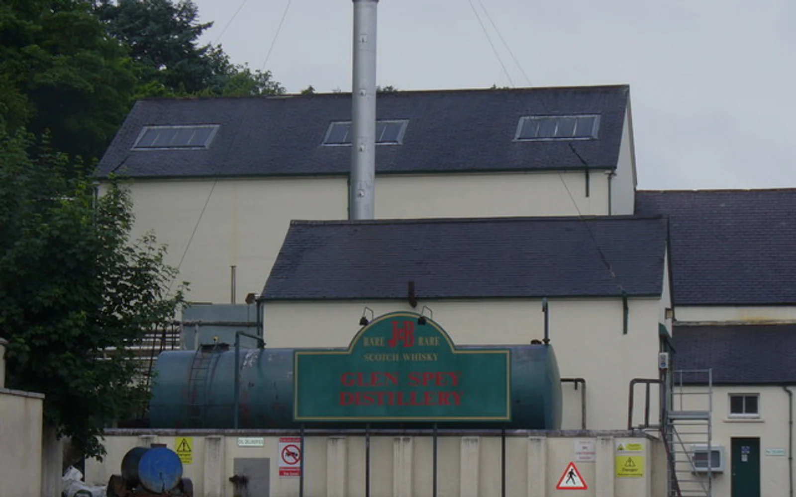 Landscape photograph of Glen Spey distillery.
