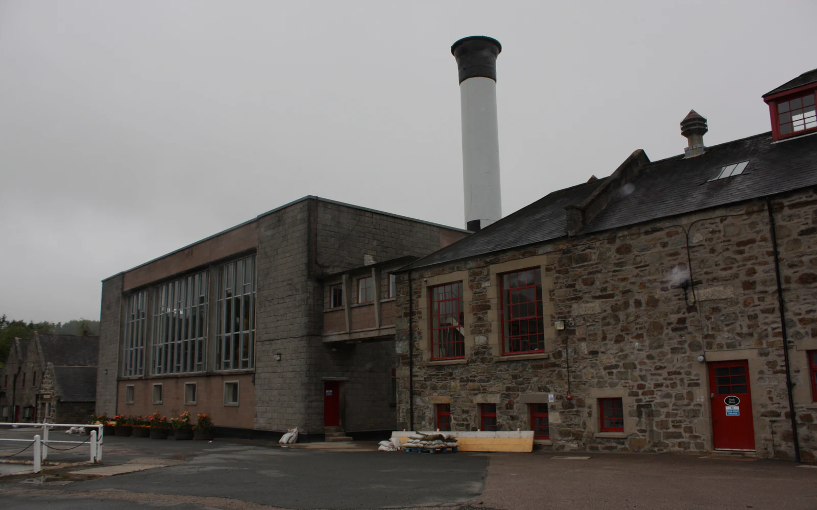 Landscape photograph of Glendronach distillery.
