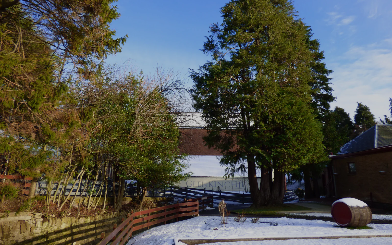 Landscape photograph of Glenkinchie distillery.
