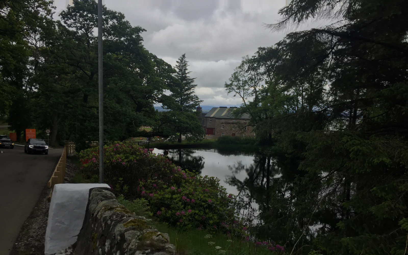 Landscape photograph of Glenmorangie distillery.
