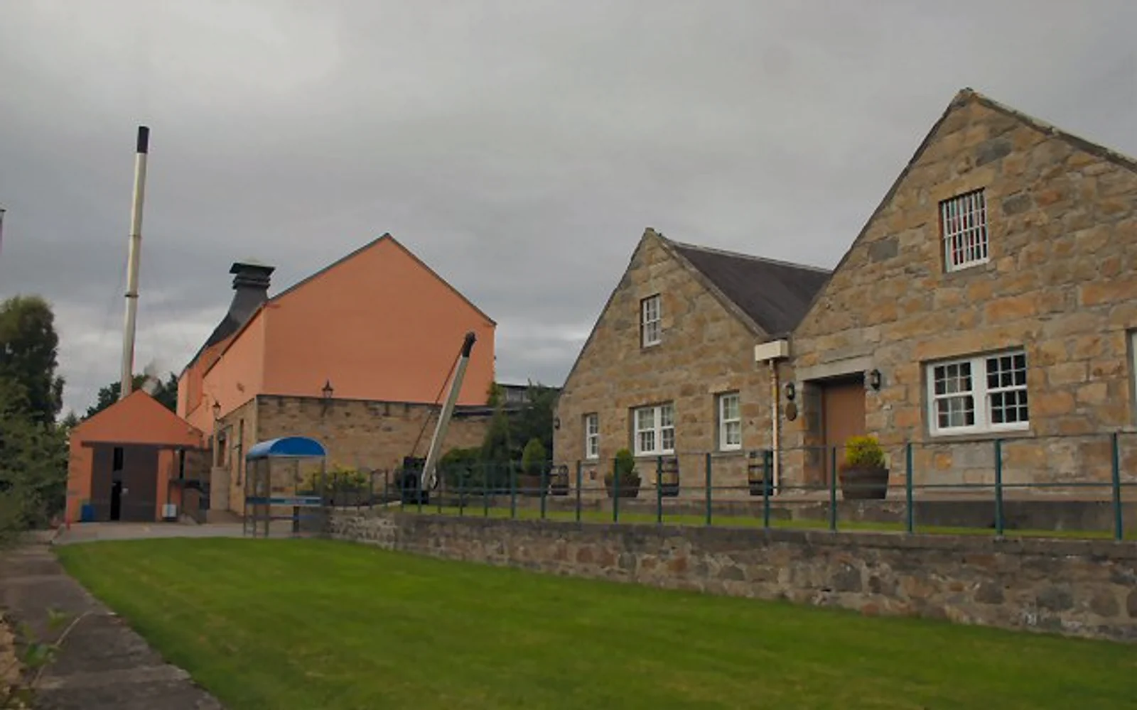 Landscape photograph of Knockando distillery.