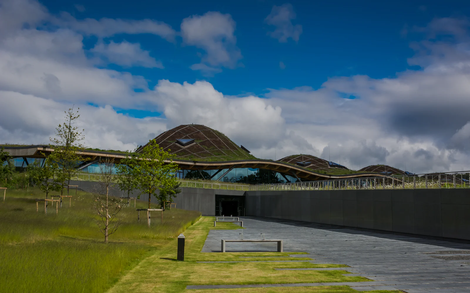 Landscape photograph of Macallan distillery.