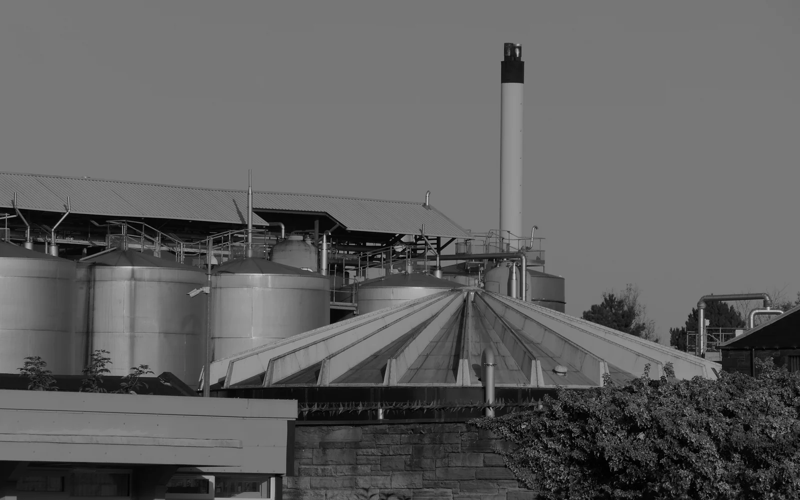 Landscape photograph of North British distillery.