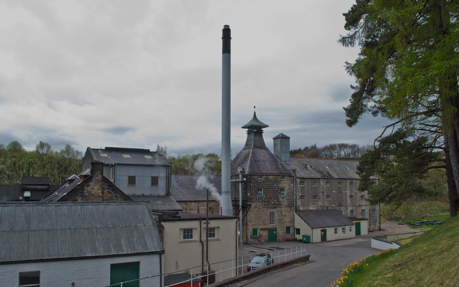 Landscape photograph of Speyburn distillery.