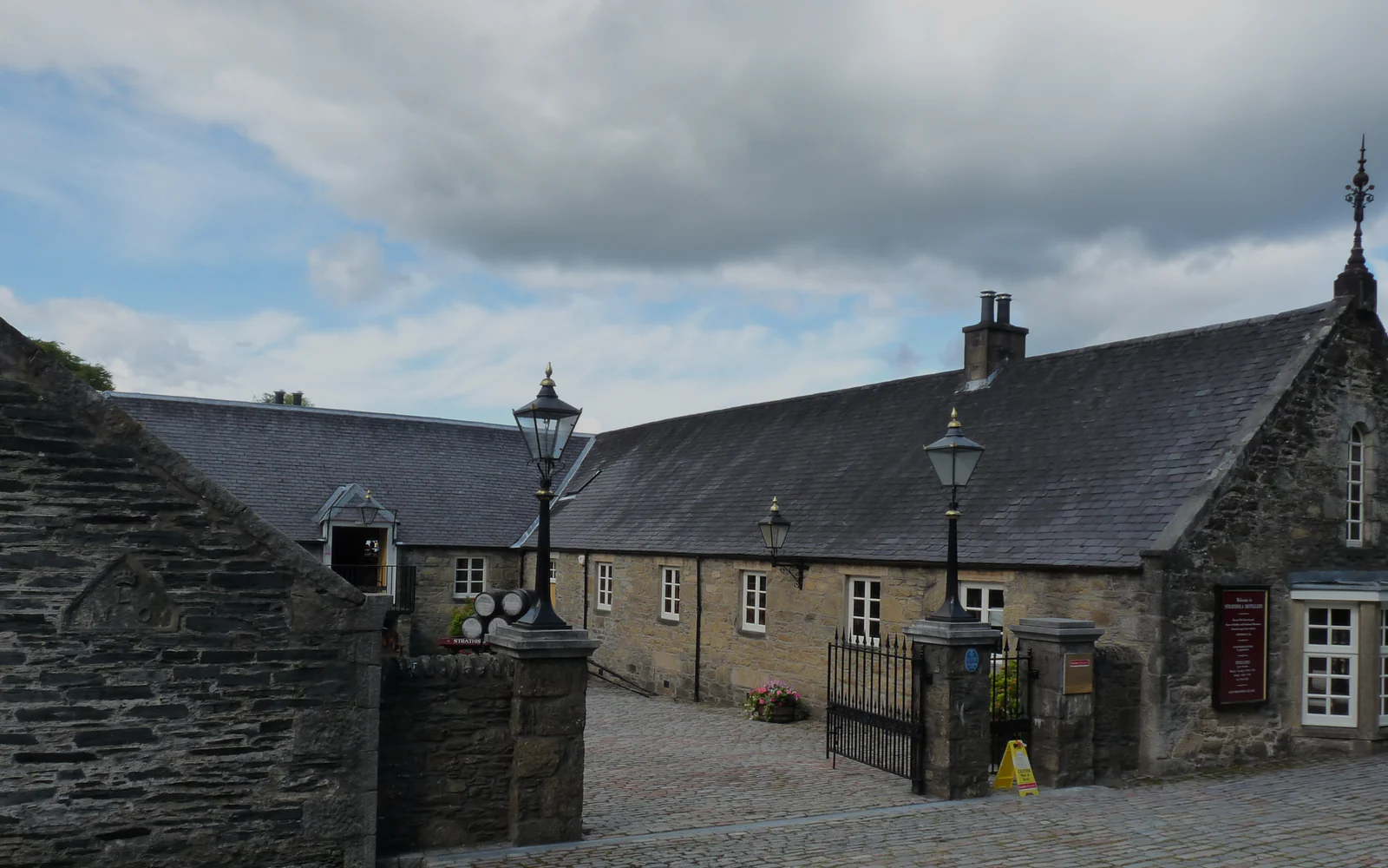 Landscape photograph of Strathisla distillery.