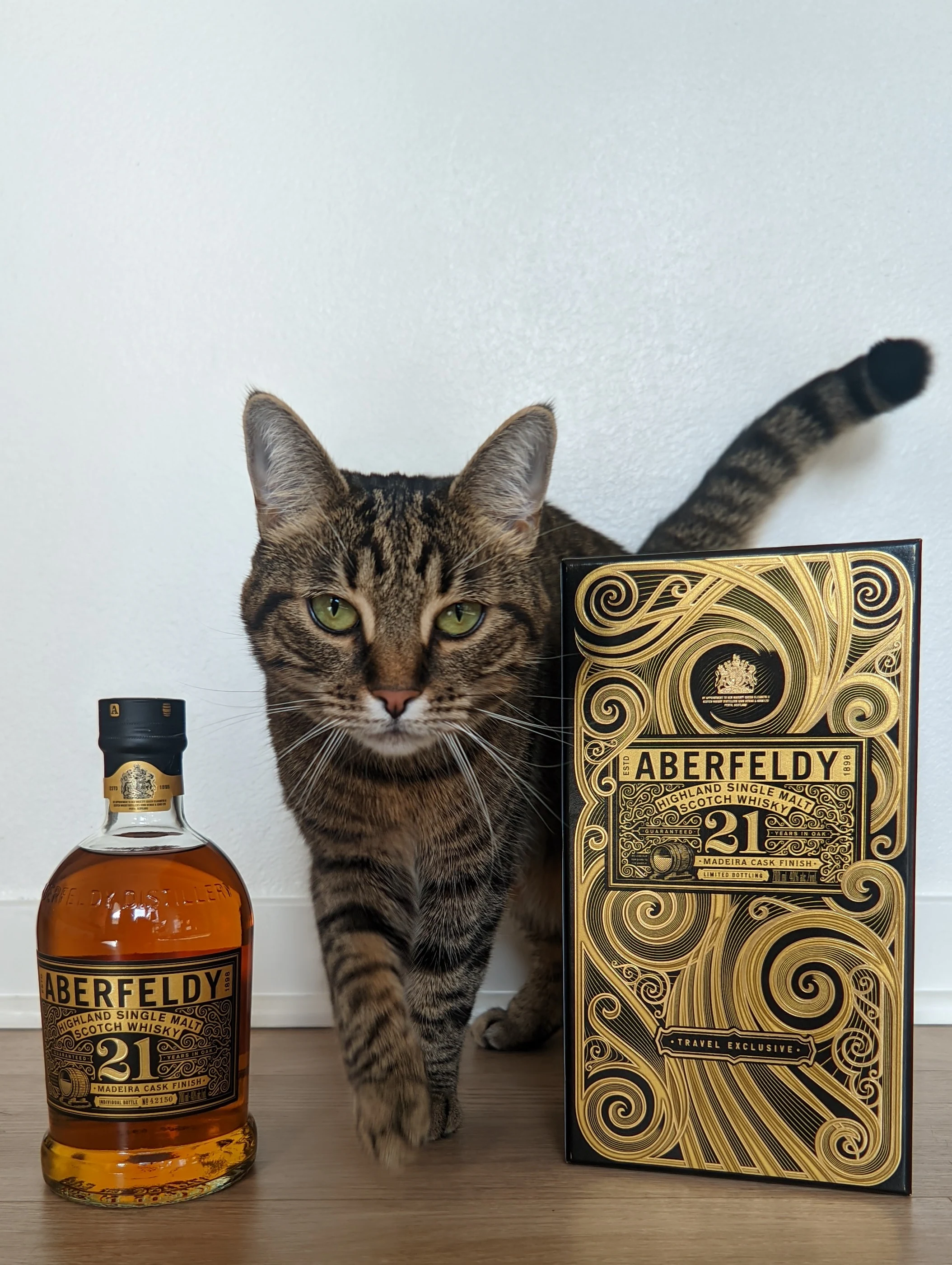 Collection photograph filed under the owner-supplied working label “Aberfeldy 21”; bottle facts await review.