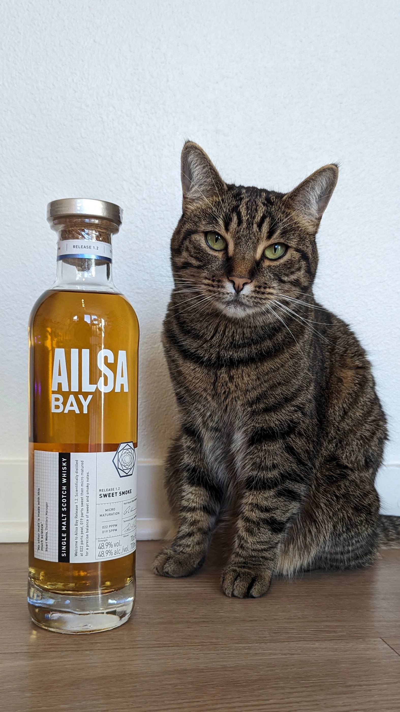 Collection photograph filed under the owner-supplied working label “Ailsa Bay”; bottle facts await review.