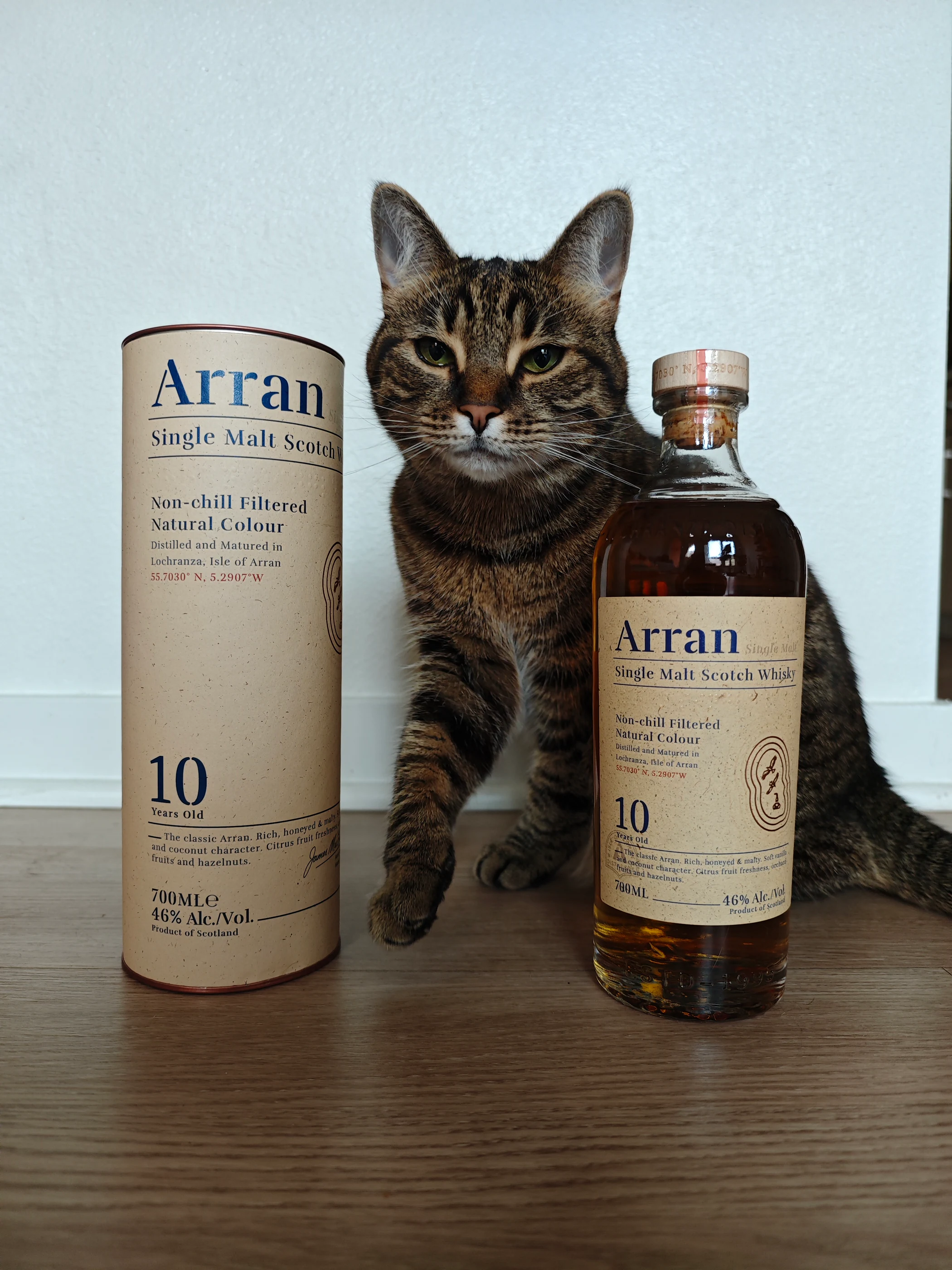 Collection photograph filed under the owner-supplied working label “Arran 10”; bottle facts await review.