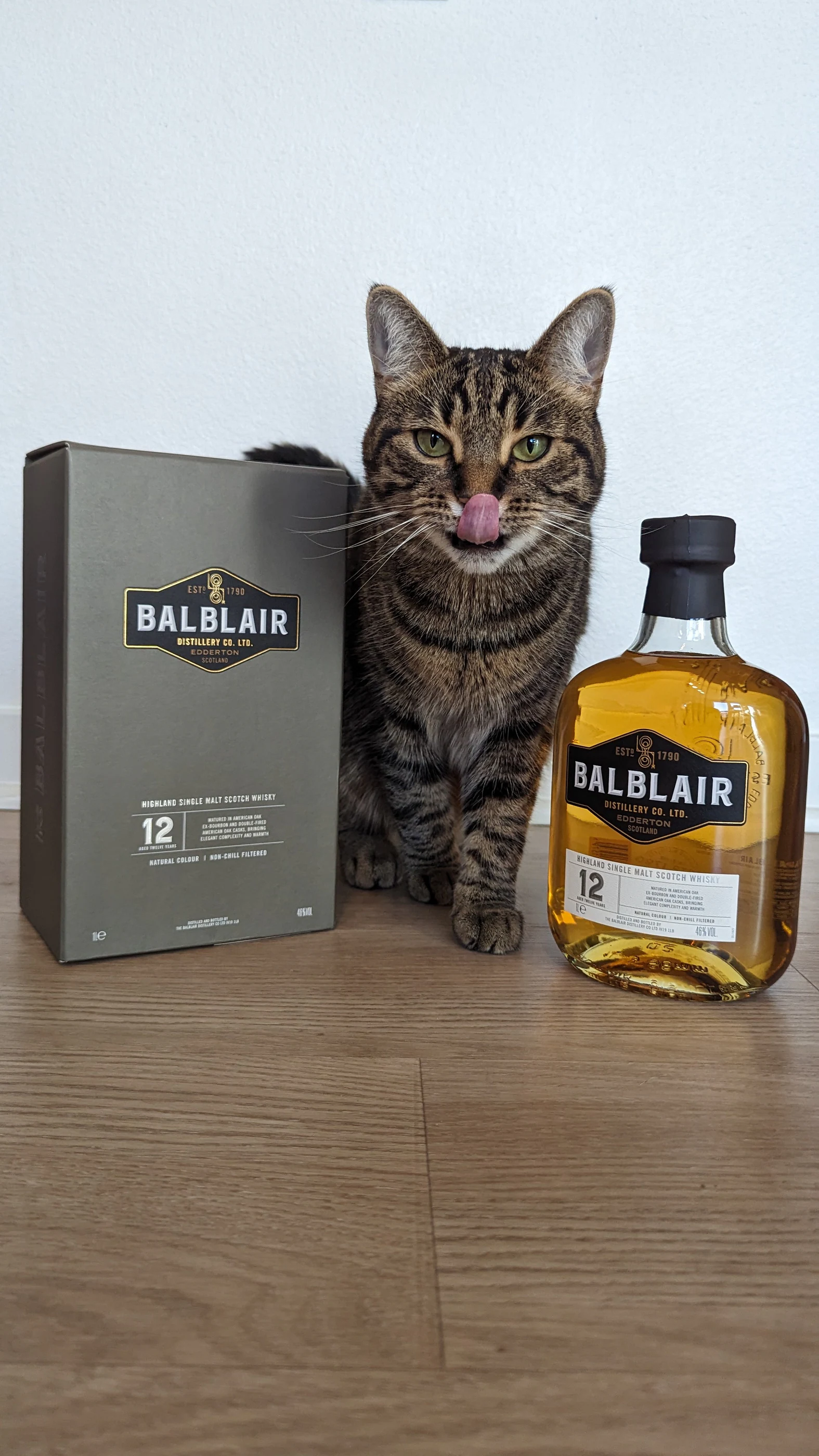 Collection photograph filed under the owner-supplied working label “Balblair 12”; bottle facts await review.