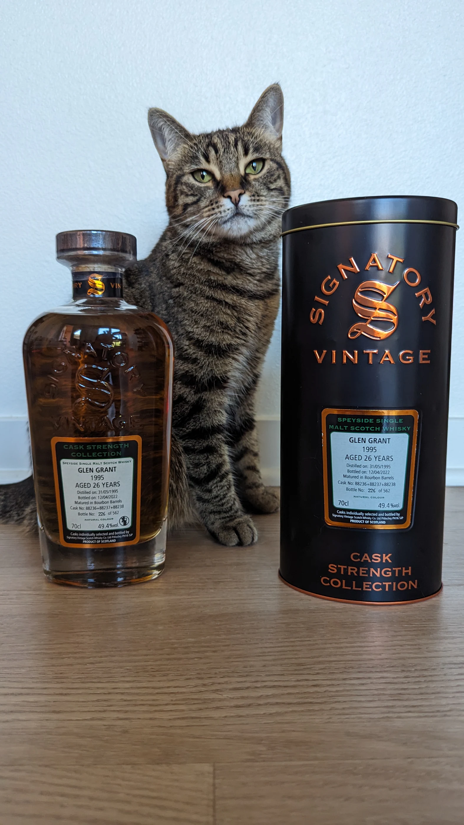 Collection photograph filed under the owner-supplied working label “Glen Grant 26”; bottle facts await review.