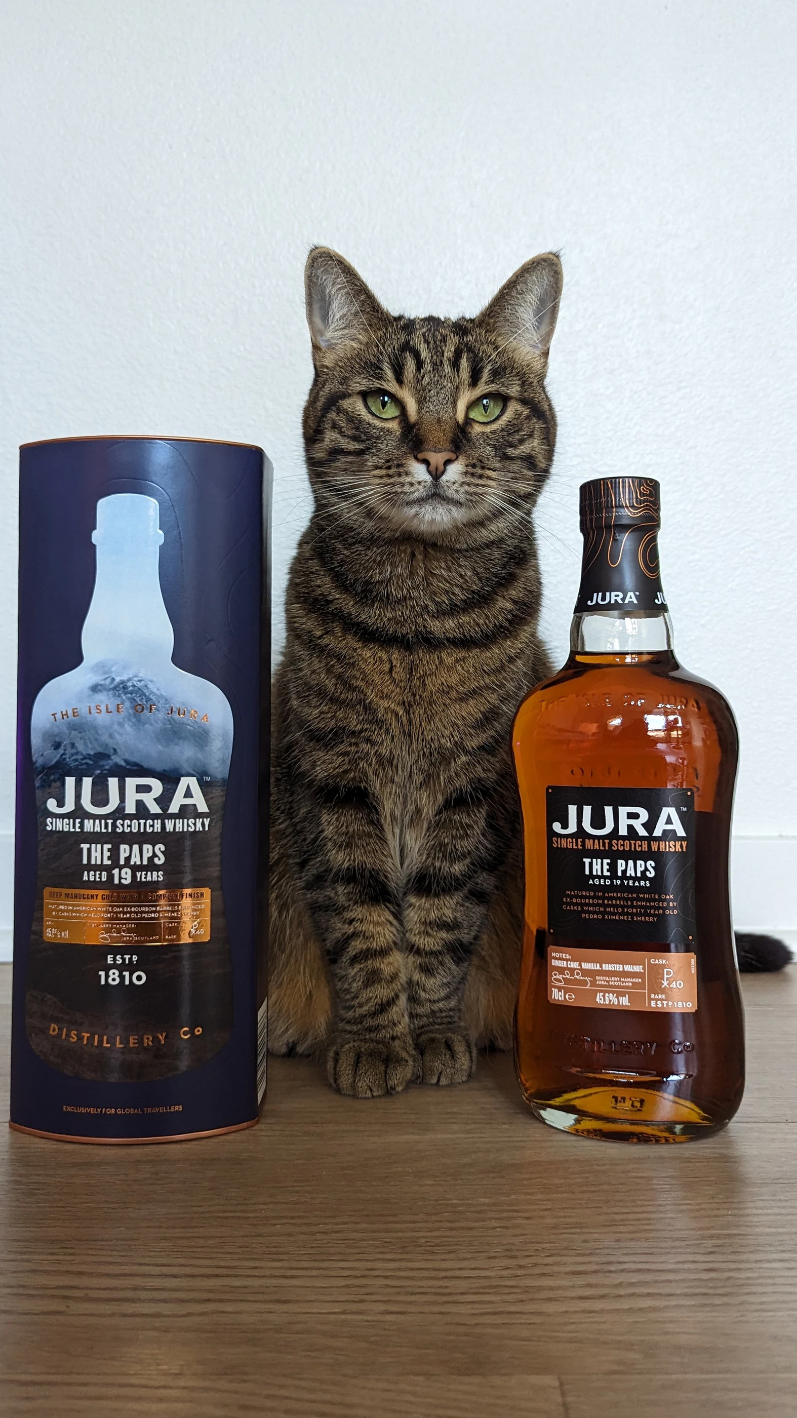 Collection photograph filed under the owner-supplied working label “Jura 19”; bottle facts await review.