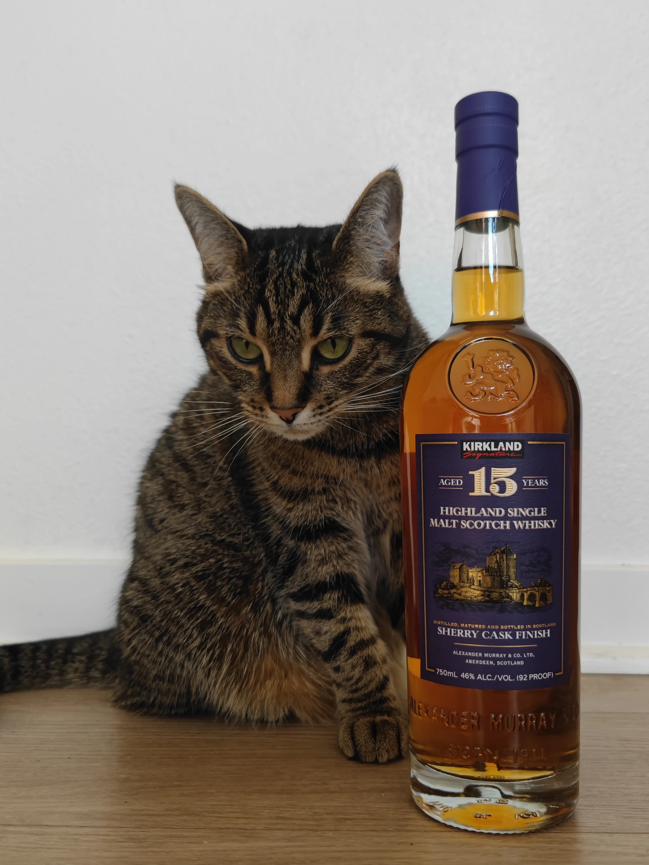 Collection photograph filed under the owner-supplied working label “Kirkland 15”; bottle facts await review.