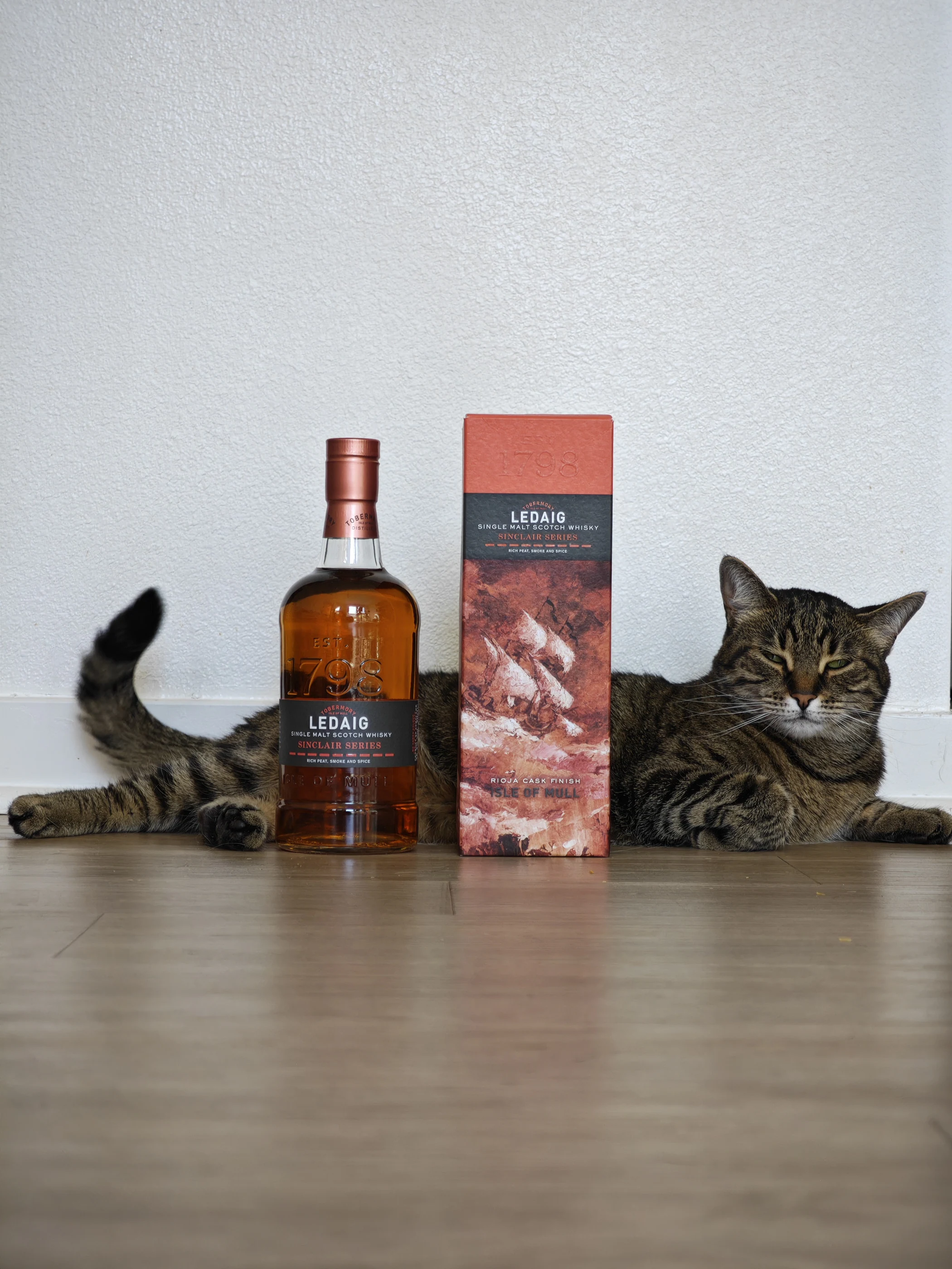 Collection photograph filed under the owner-supplied working label “Ledaig Sinclair Series”; bottle facts await review.