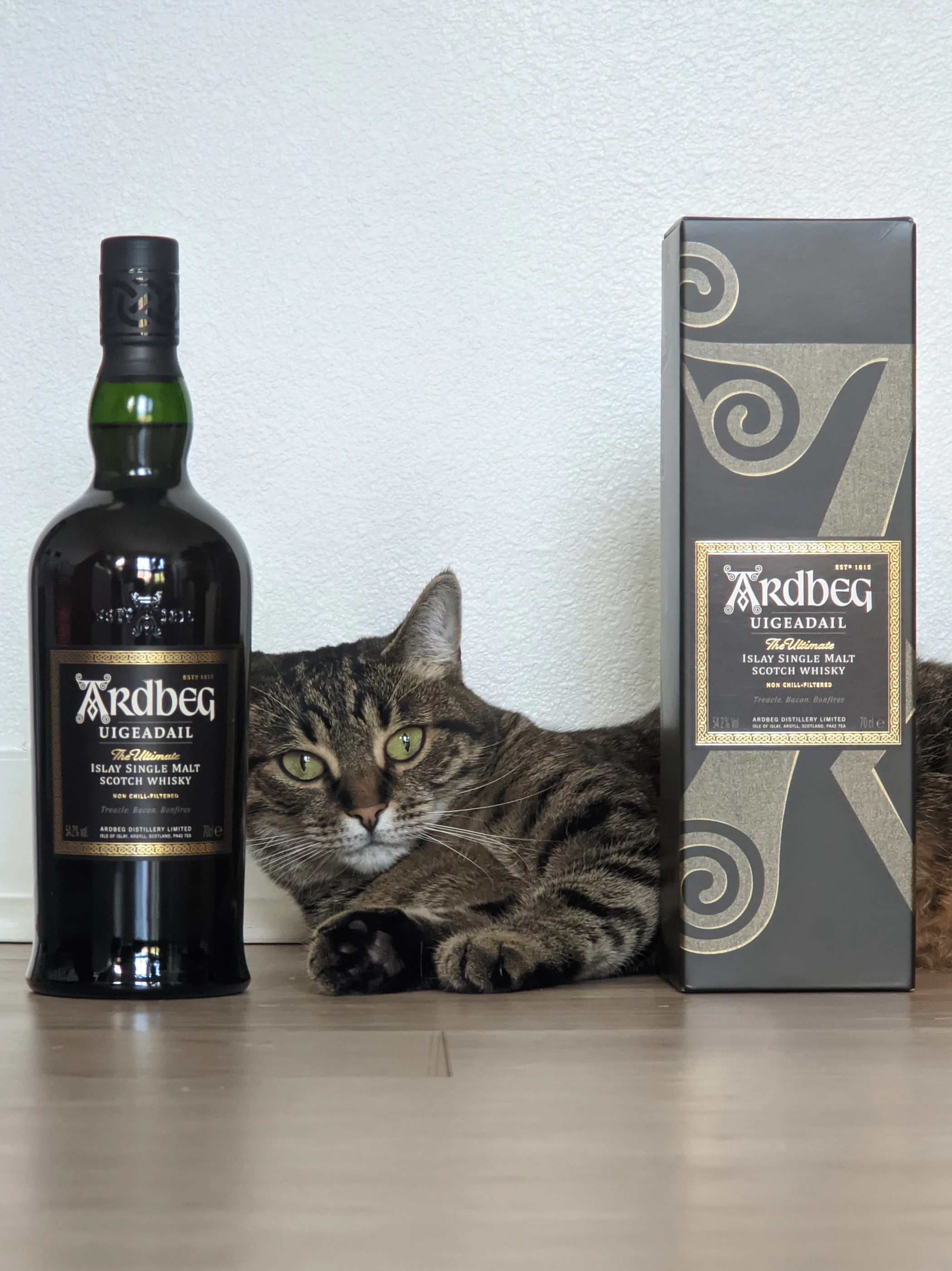 Collection photograph filed under the owner-supplied working label “Ardbeg Uigeadail”; bottle facts await review.