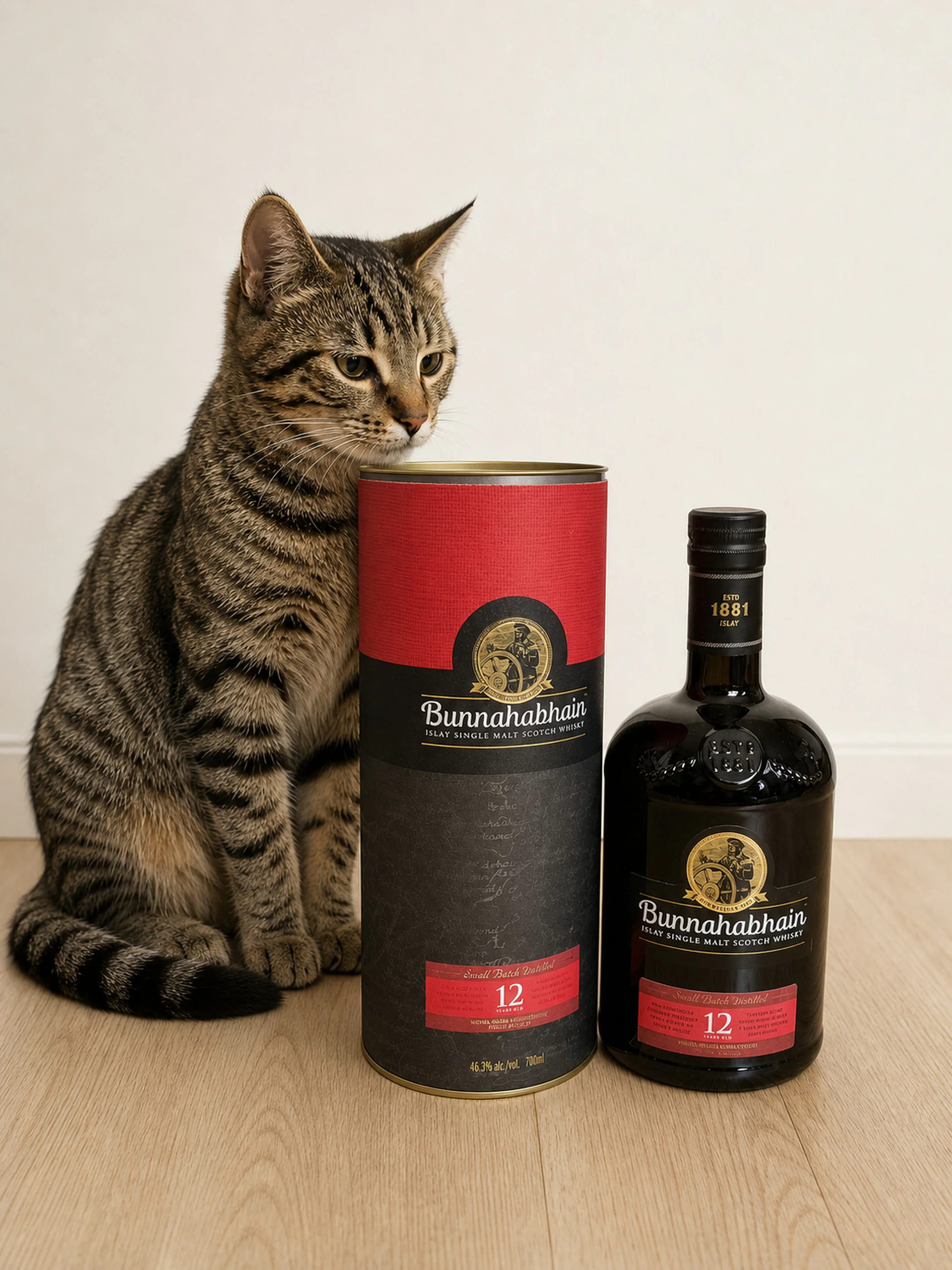 Collection photograph filed under the owner-supplied working label “Bunnahabhain 12”; bottle facts await review.