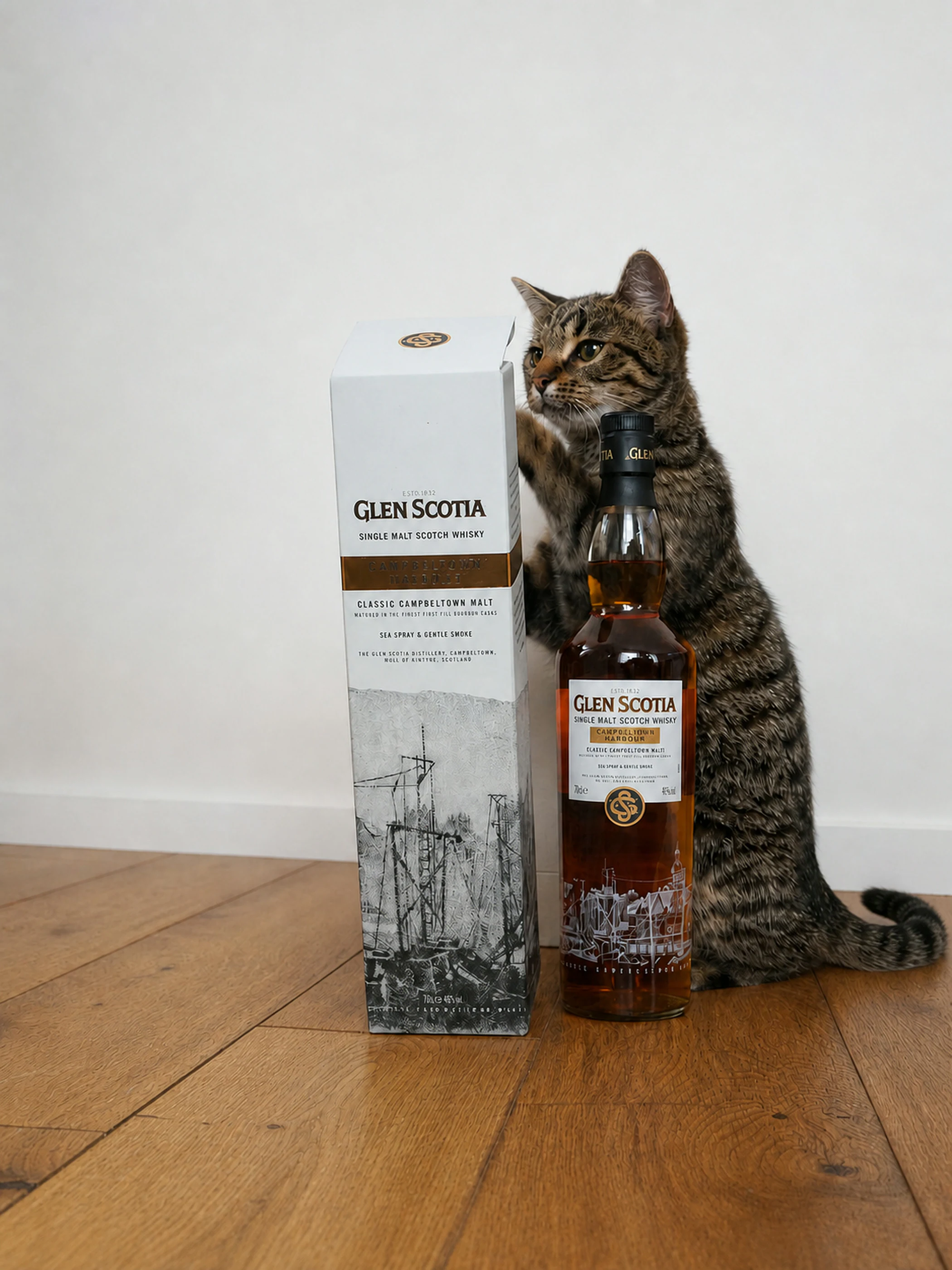 Collection photograph filed under the owner-supplied working label “Glen Scoia”; bottle facts await review.