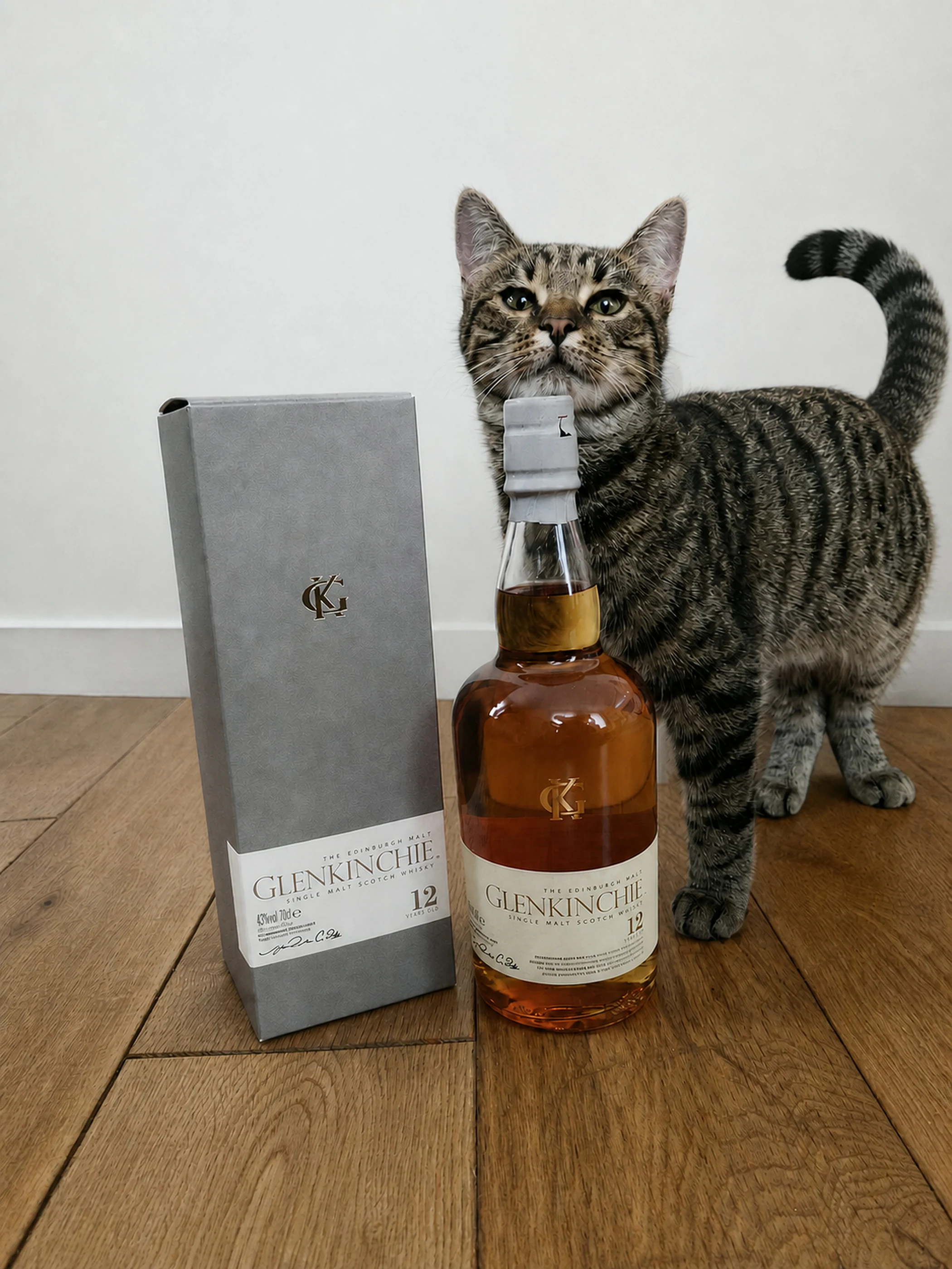 Collection photograph filed under the owner-supplied working label “Glenkinchie 12”; bottle facts await review.