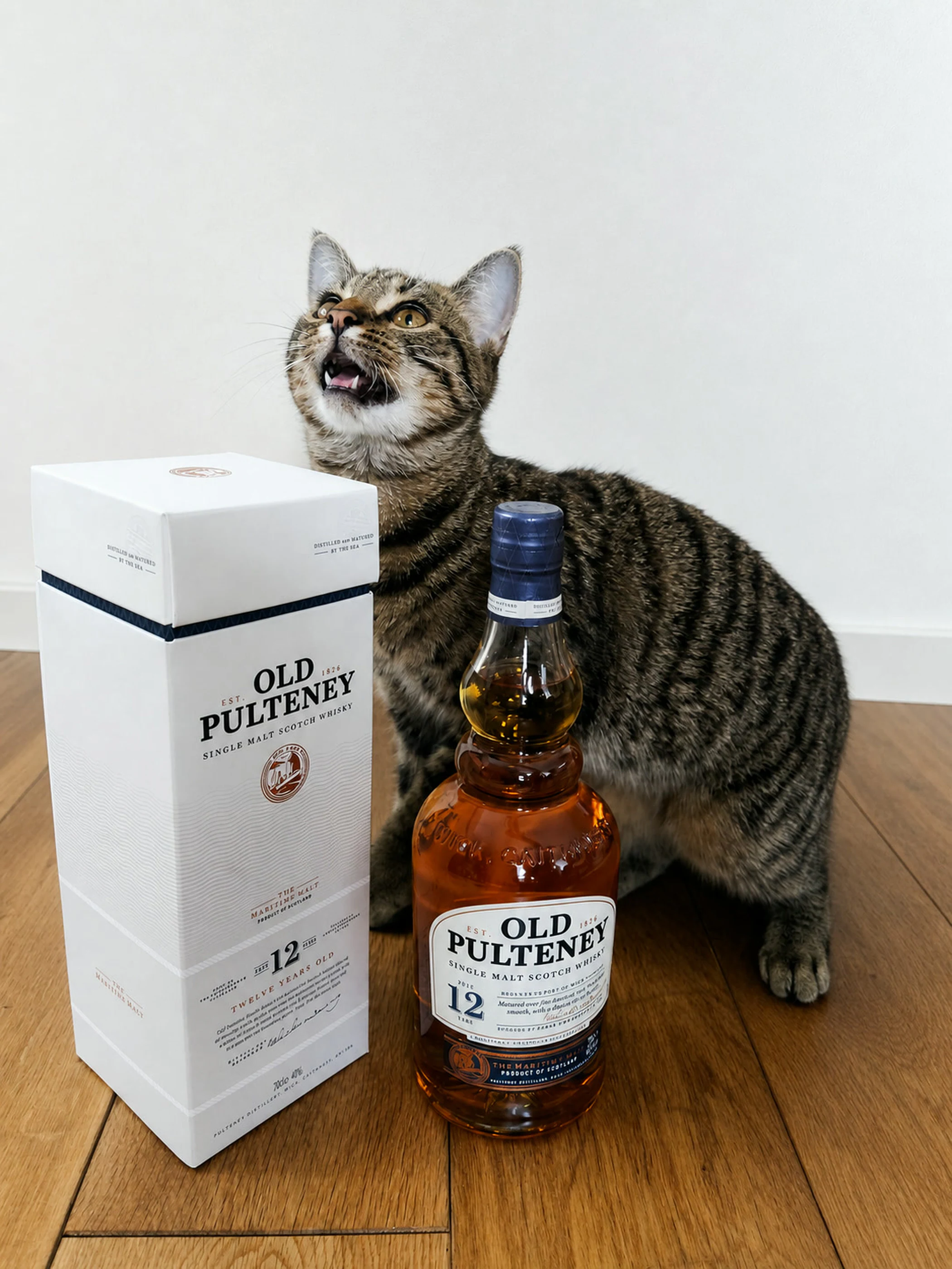 Collection photograph filed under the owner-supplied working label “Old Pulteney 12”; bottle facts await review.