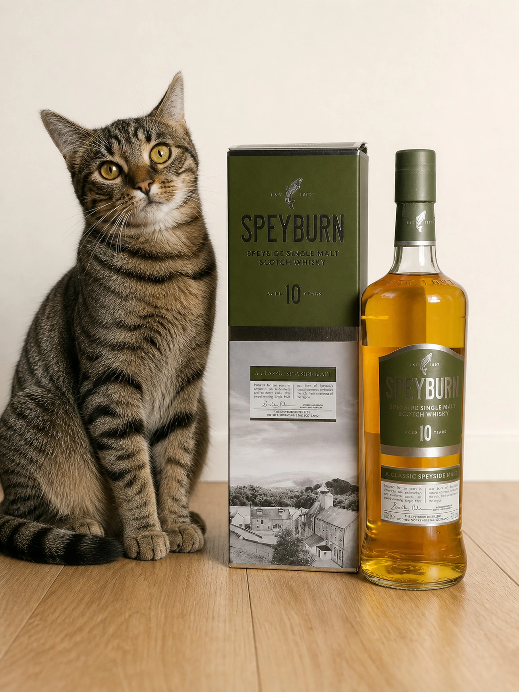Collection photograph filed under the owner-supplied working label “Speyburn 10”; bottle facts await review.