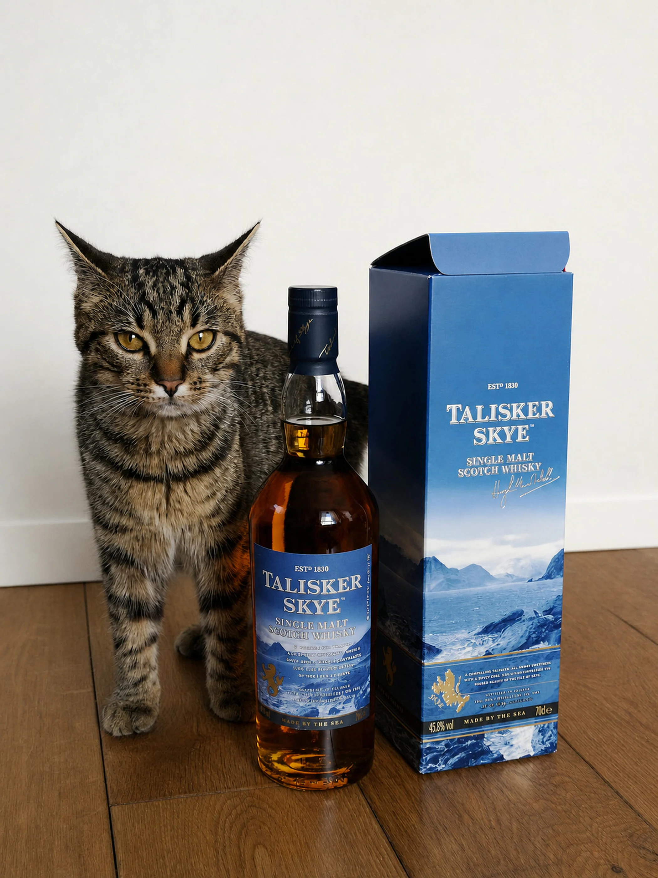 Collection photograph filed under the owner-supplied working label “Talisker Skye”; bottle facts await review.