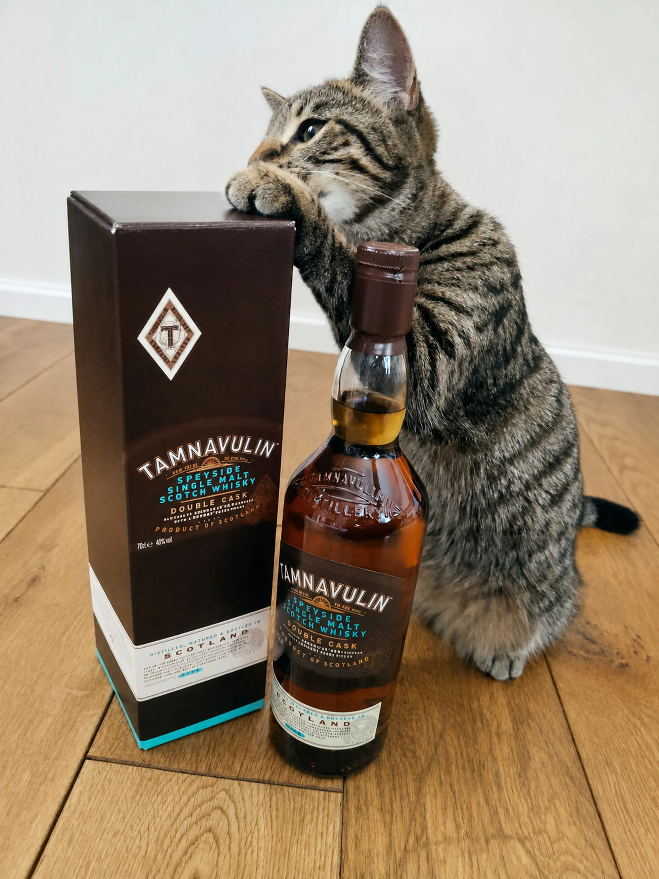 Collection photograph filed under the owner-supplied working label “Tamnavulin”; bottle facts await review.