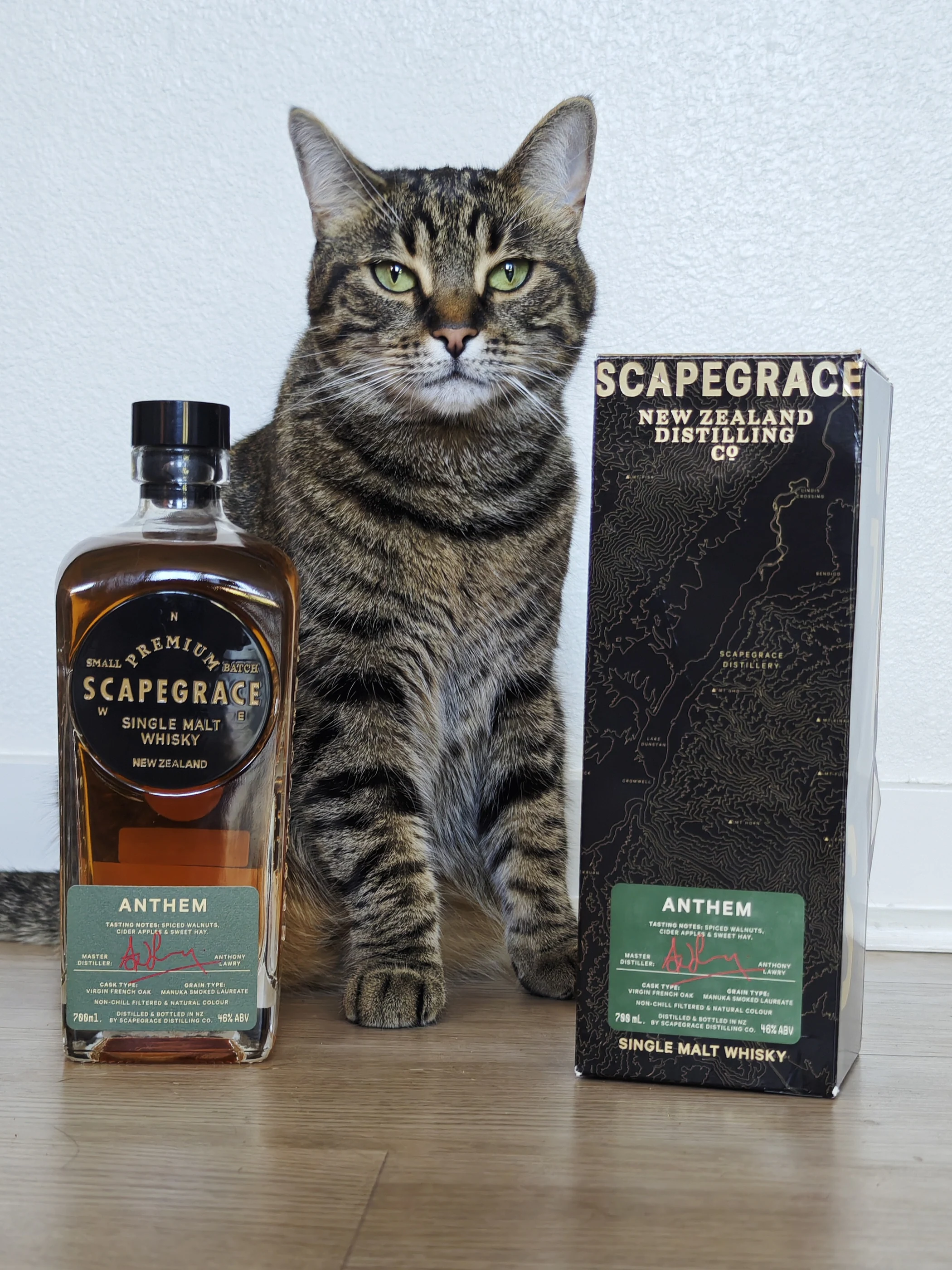 Collection photograph filed under the owner-supplied working label “Scapegrace”; bottle facts await review.