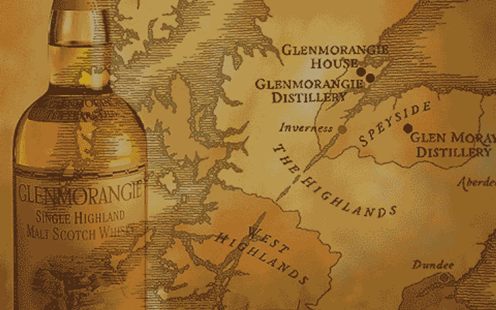 Glenmorangie production and whisky-making detail.
