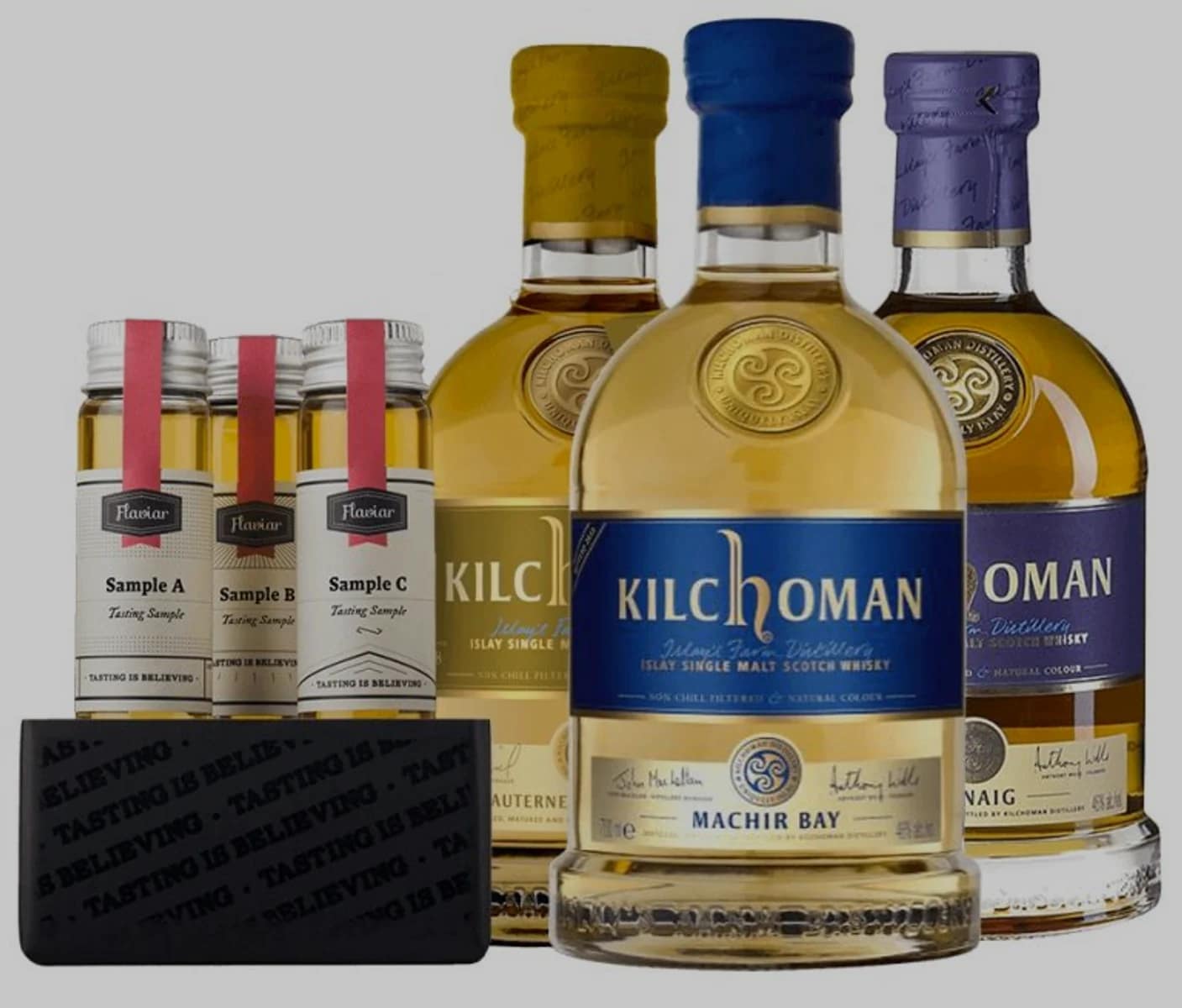 A group of Kilchoman whisky expressions from the editorial archive.