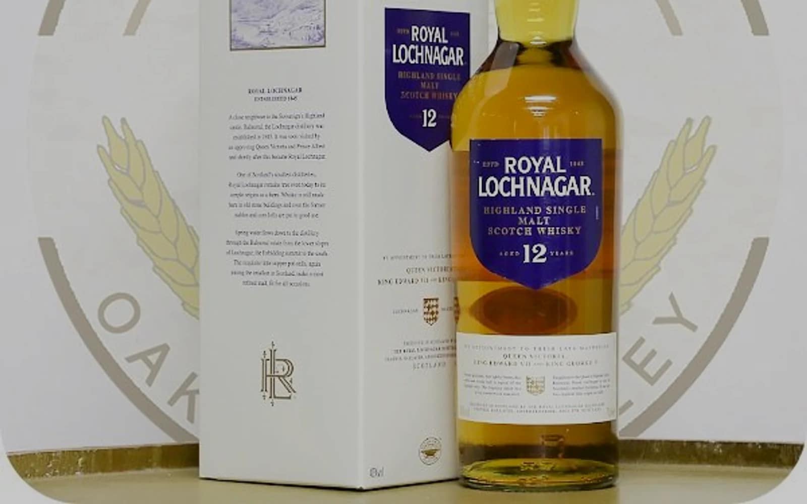 Royal Lochnagar production and whisky-making detail.