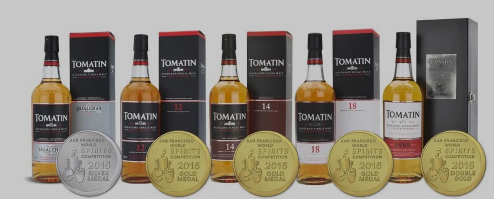 A group of Tomatin whisky expressions from the editorial archive.