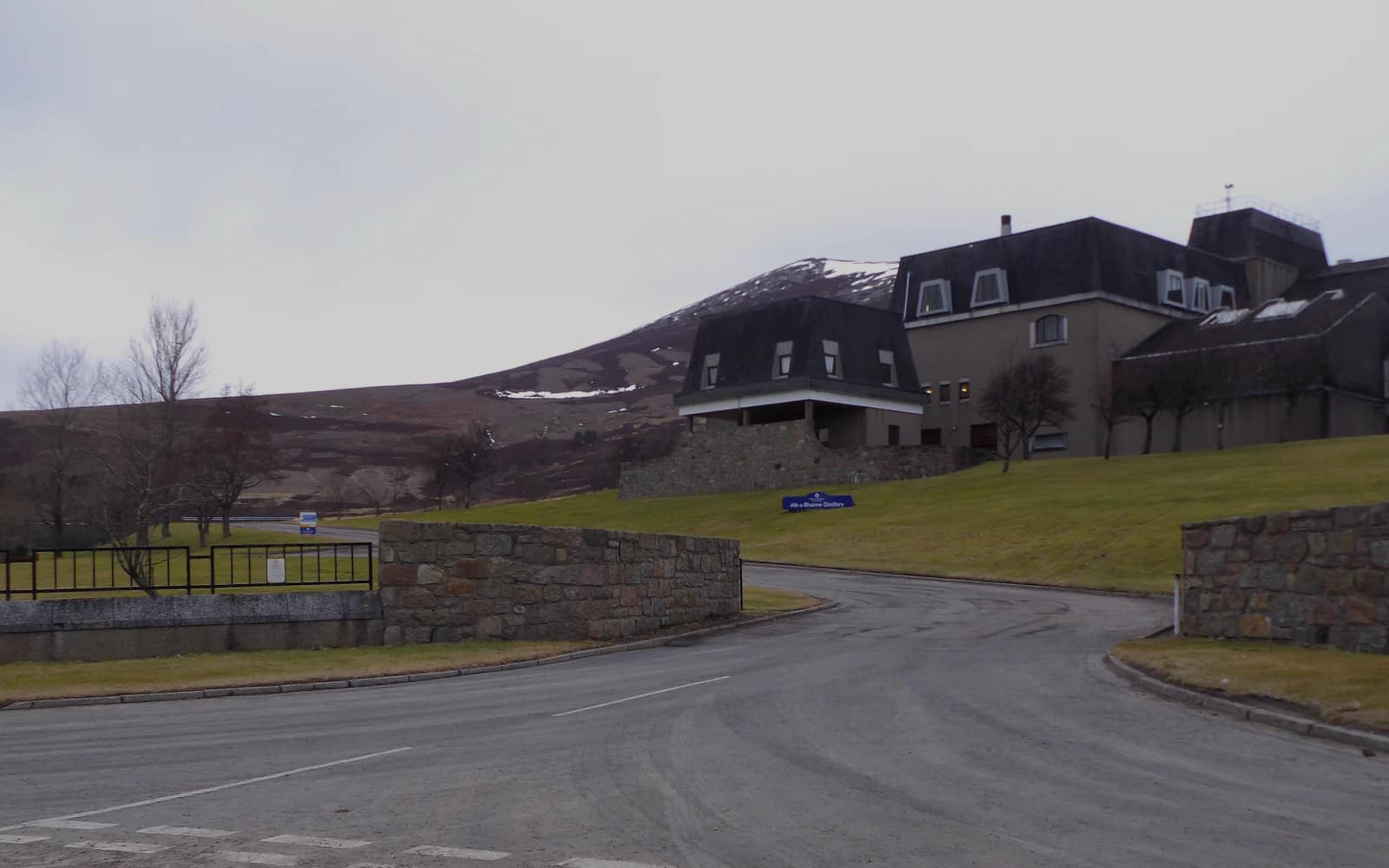 Landscape photograph of Allt A’Bhainne distillery.