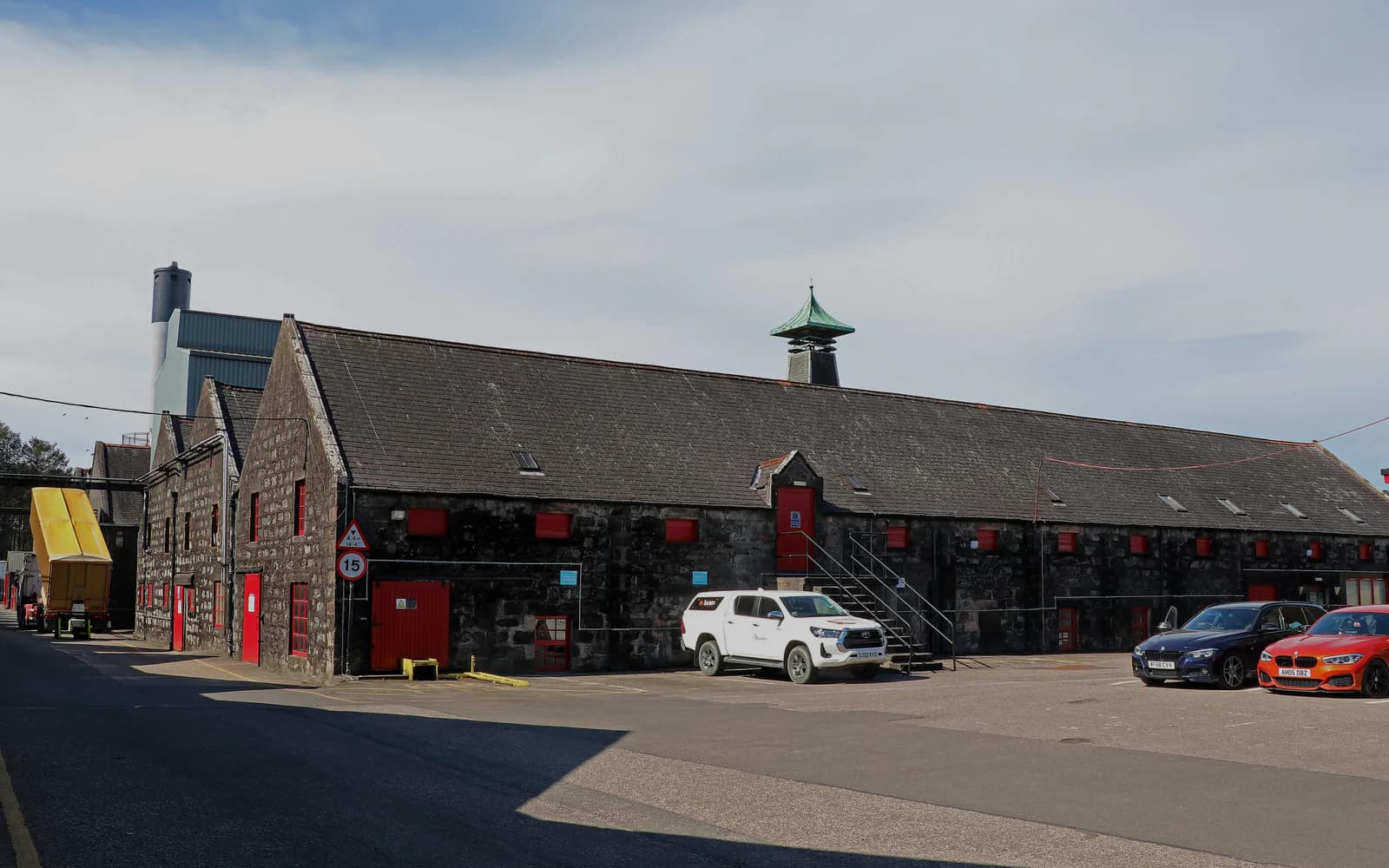 Landscape photograph of Ardmore distillery.