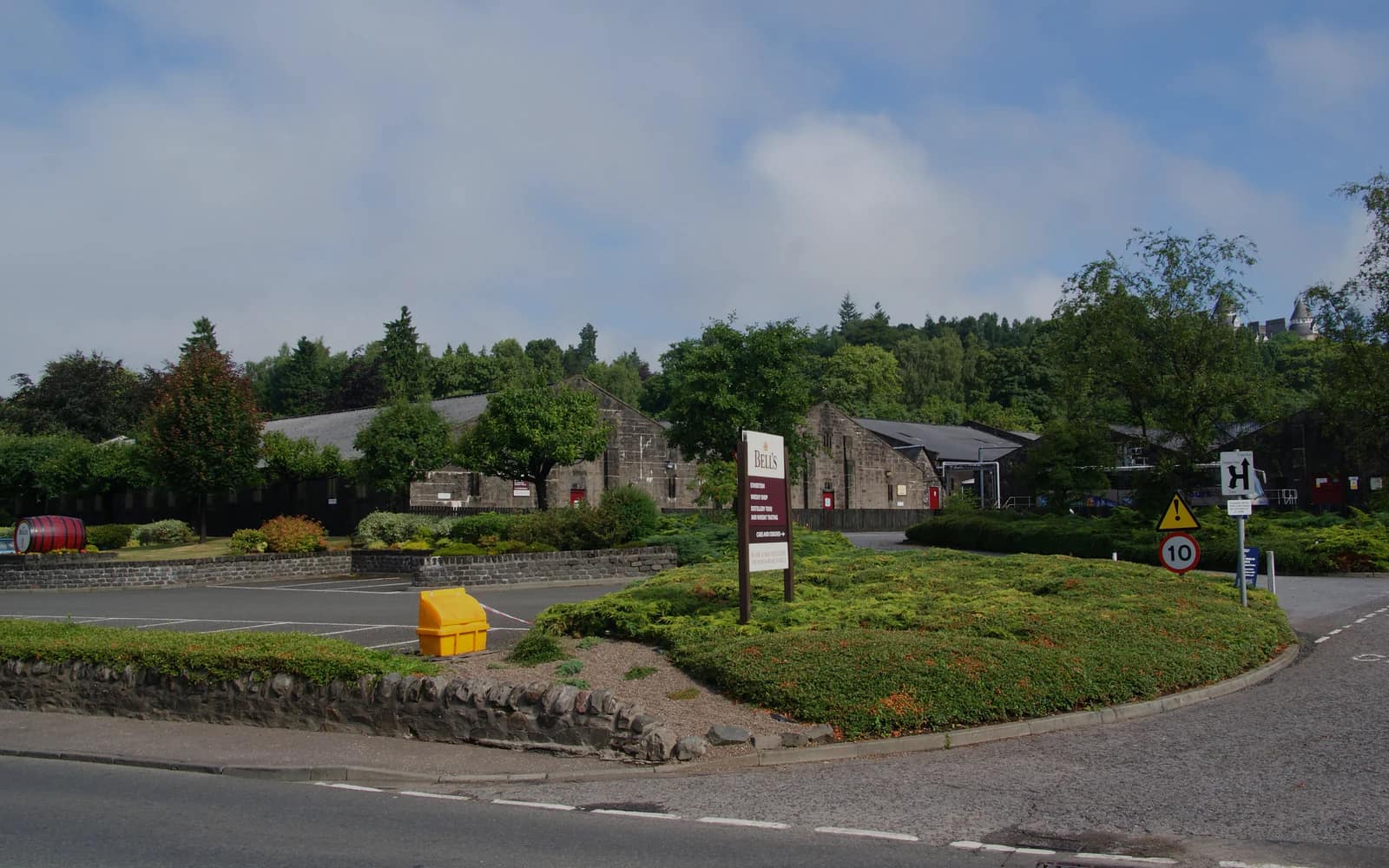 Landscape photograph of Blair Athol distillery.