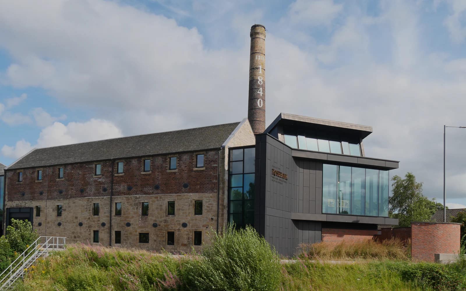 Landscape photograph of Falkirk distillery.